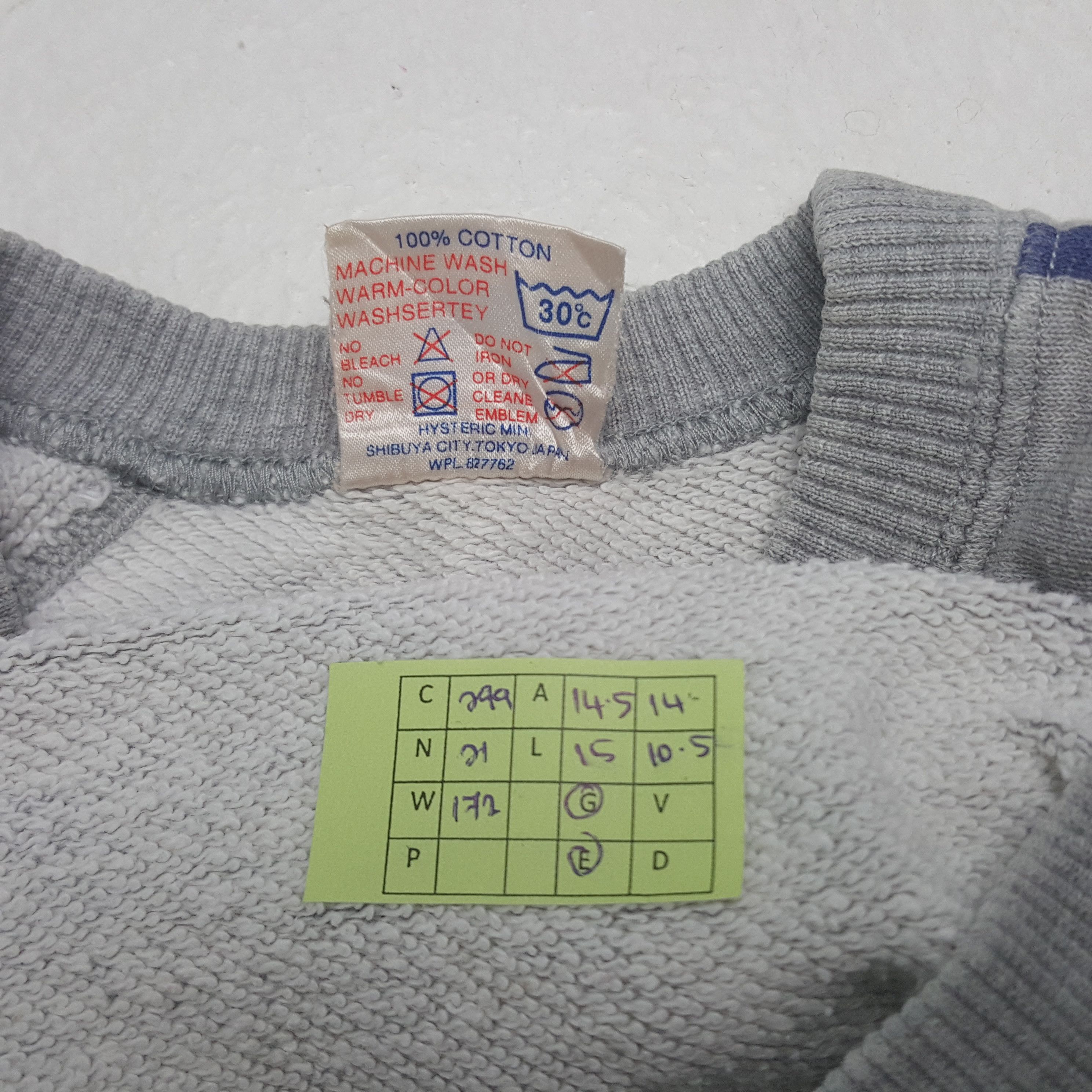 Hysteric Glamour Vintage Hysteric Glamour Japanese Kids Sweatshirt C299N21 Size US XXS / EU 40 - 7 Thumbnail