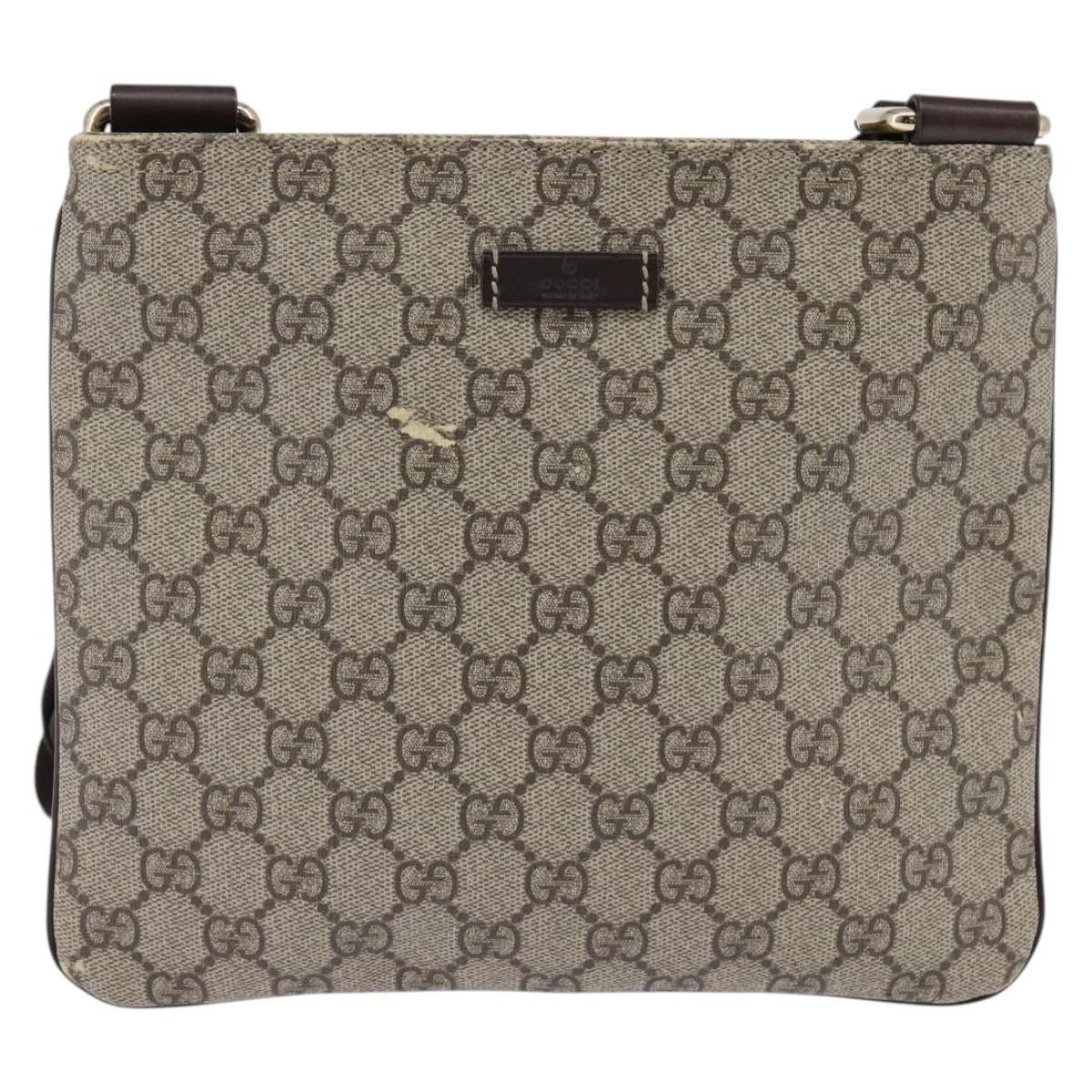 Gucci GUCCI GG Supreme Shoulder Bag Pvc Beige Gold Size ONE SIZE - 2 Thumbnail