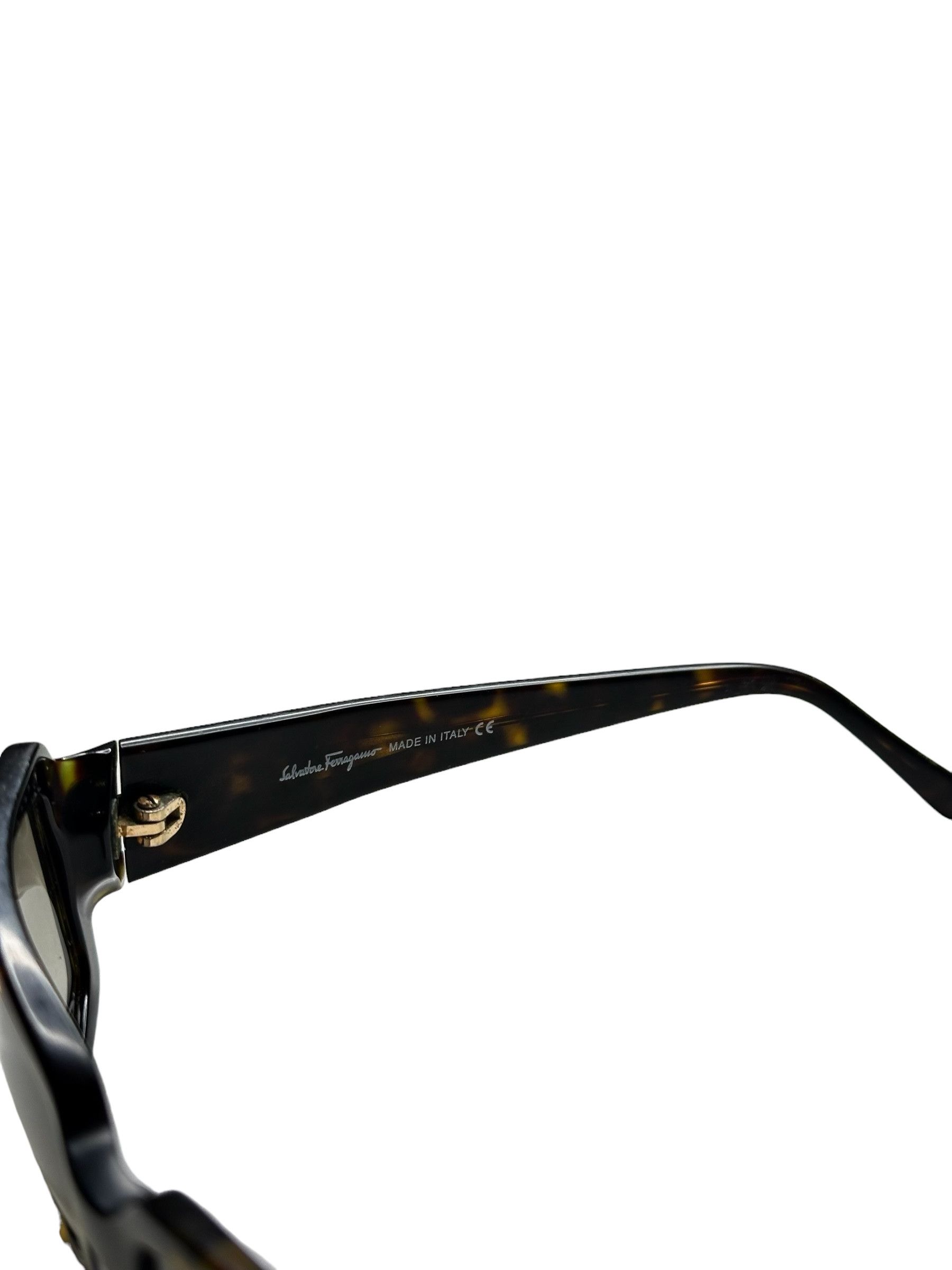 Salvatore Ferragamo Ferragamo Icon Logo Swarovski Stoned Sunglasses Size ONE SIZE - 7 Thumbnail