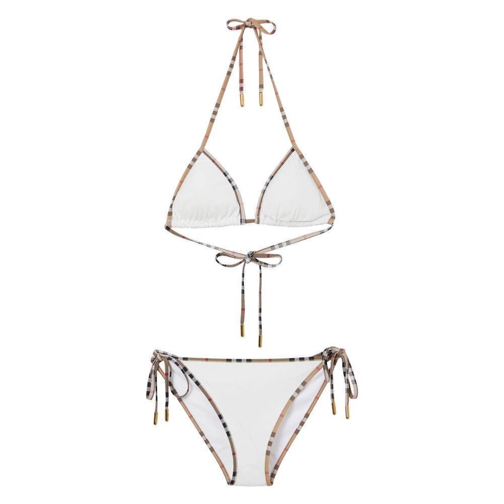 Burberry Burberry WHITE Beachwear - Bikinis Size S / US 4 / IT 40 - 1 Thumbnail