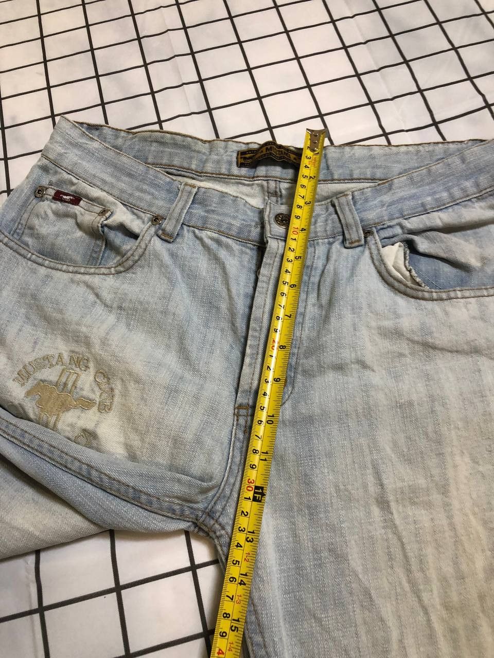 Mustang Vintage MUSTANG Jeans Faded Blue Denim Size US 32 / EU 48 - 12 Thumbnail