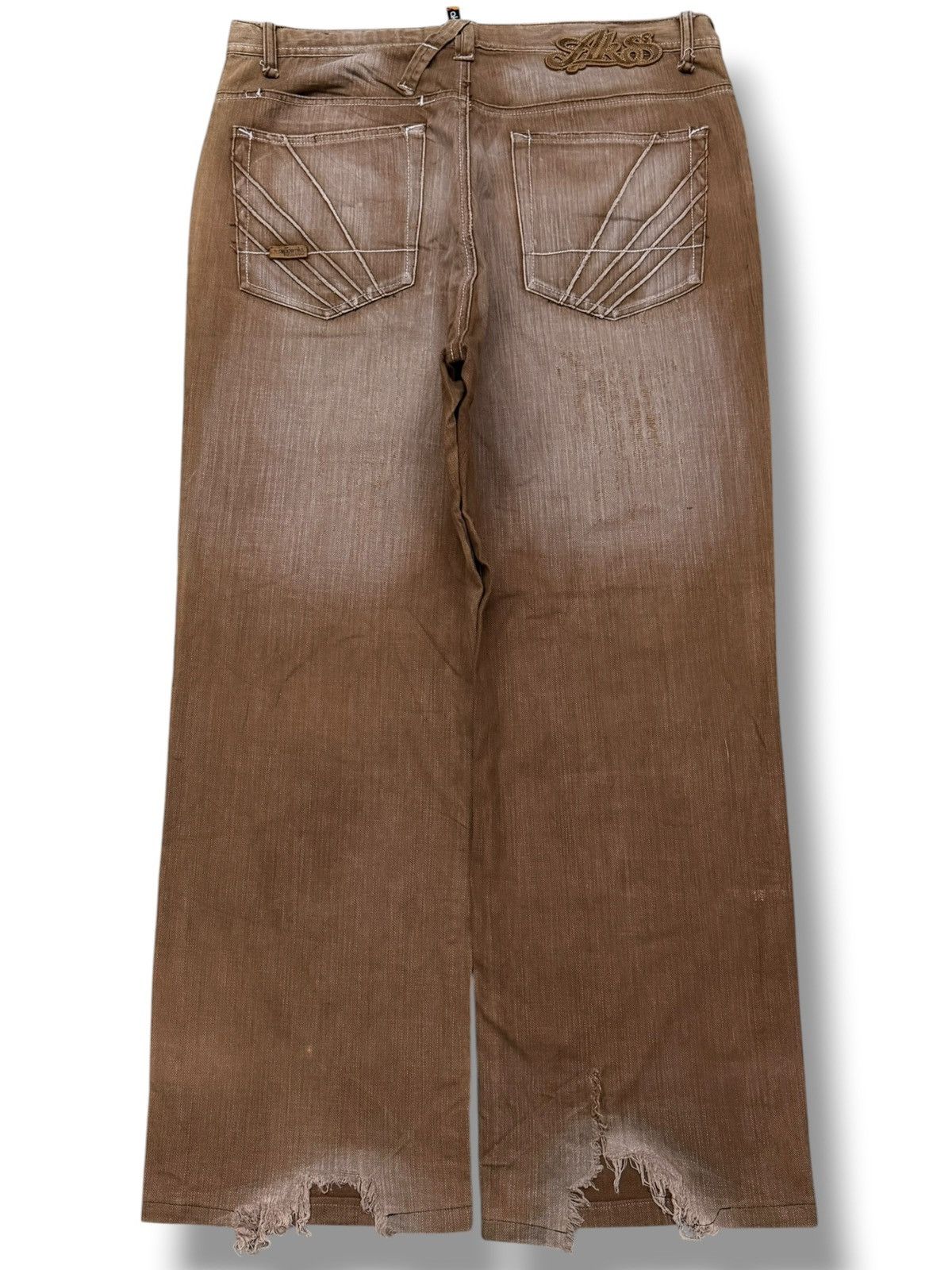 Akademiks Vintage Y2K Akademiks 101 Denim Jeans | Baggy Wide Leg | W39 Size US 39 - 3 Thumbnail