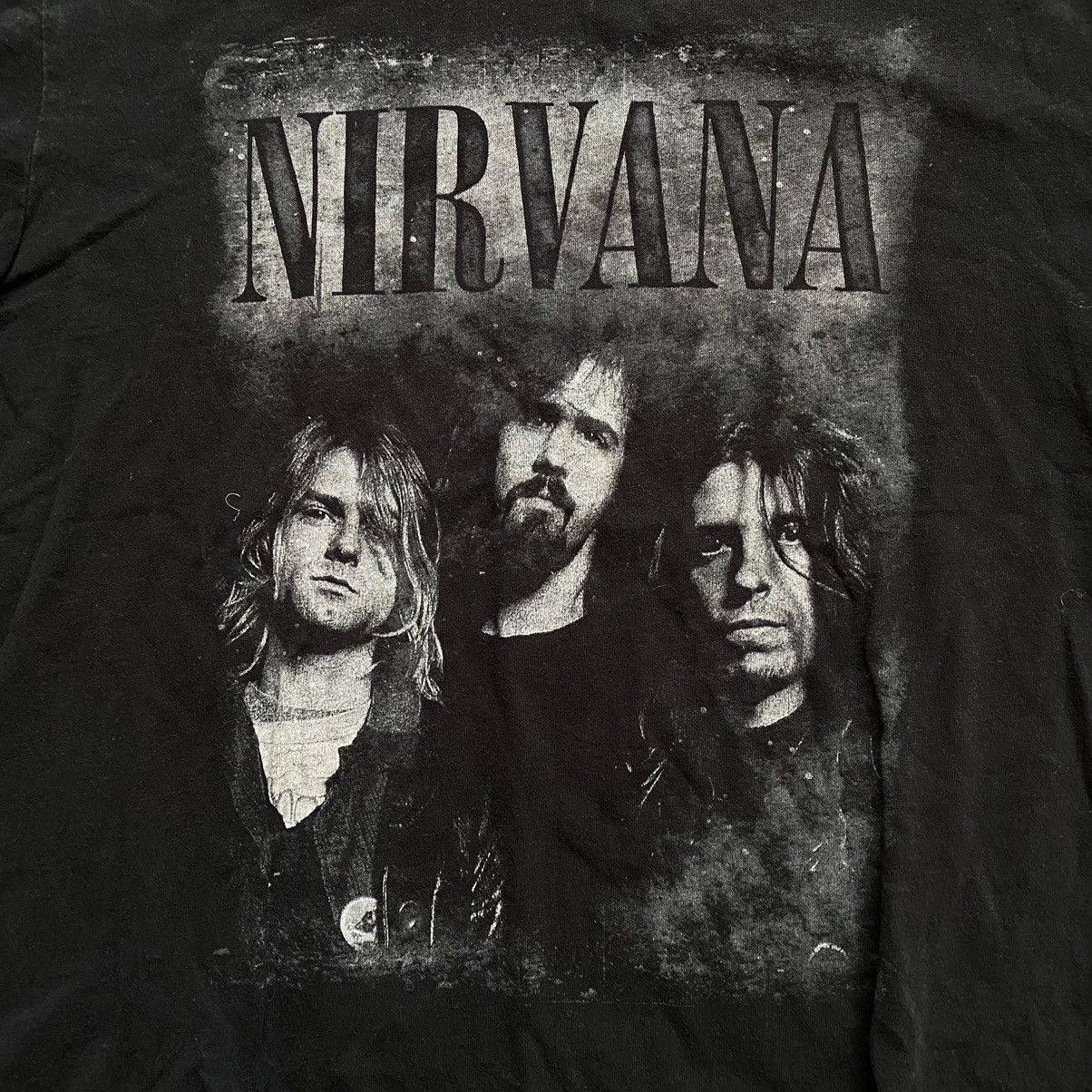 Band Tees NIRVANA Y2K GRUNGE BAND FACES PRINT T SHIRT Size US XS / EU 42 / 0 - 2 Thumbnail