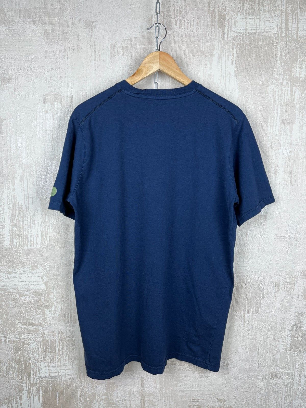 Universal Works Universal Works Print Pocket Men's T-shirt Size L Navy Blue Size US L / EU 52-54 / 3 - 15 Thumbnail