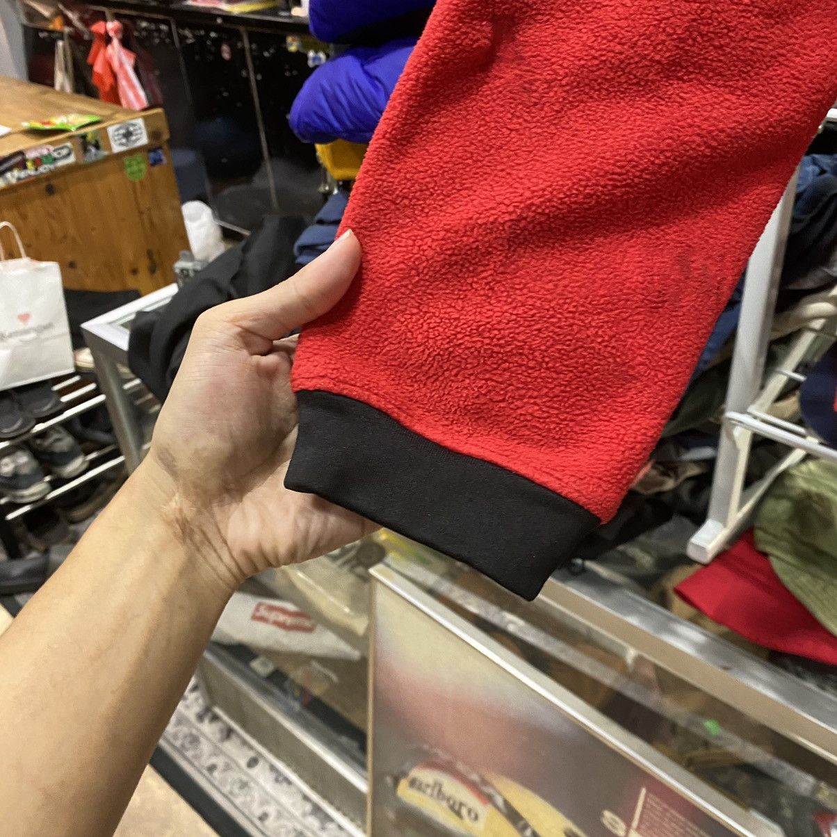 The North Face The North Face Red Black Denali Fleece Jacket Size US S / EU 44-46 / 1 - 7 Thumbnail