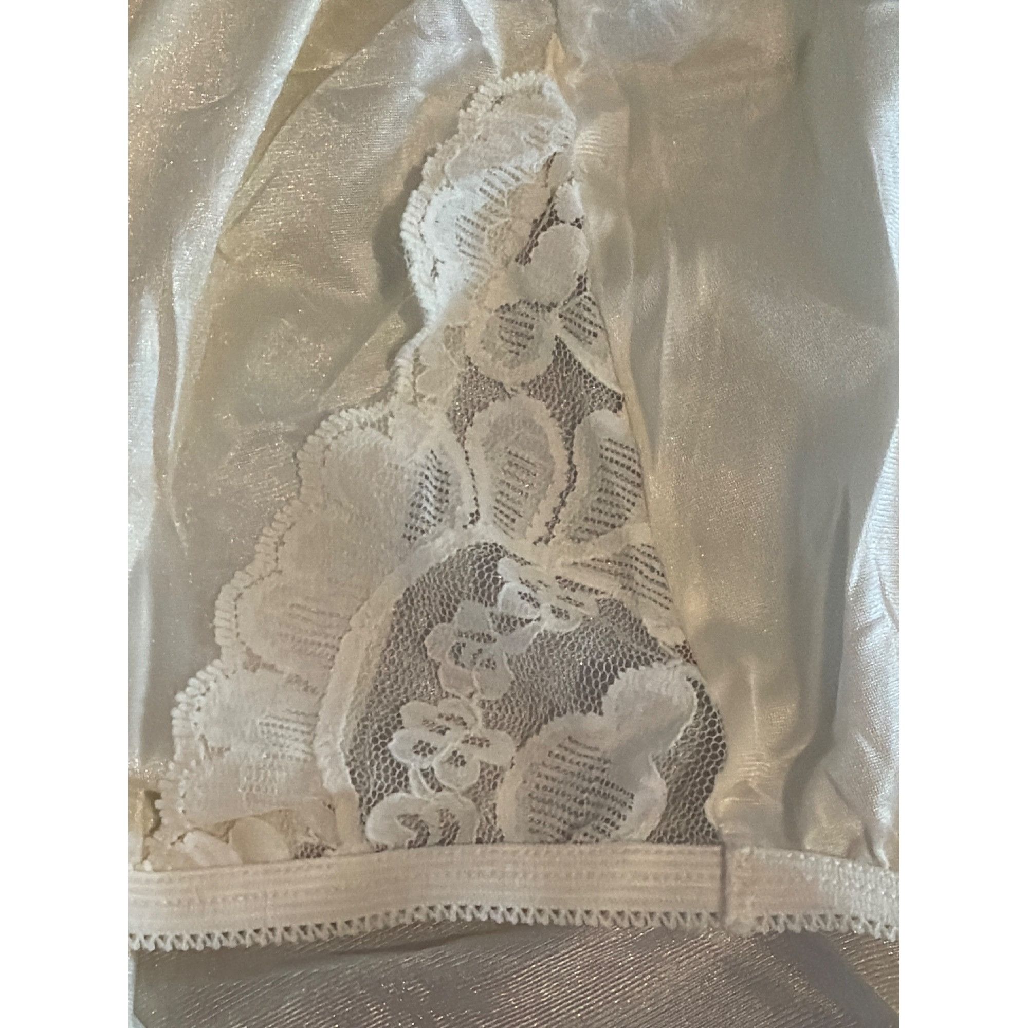 Other Vtg Vanity Fair 13801 Candleglow Nylon Brief Granny Panties Size ONE SIZE - 2 Thumbnail
