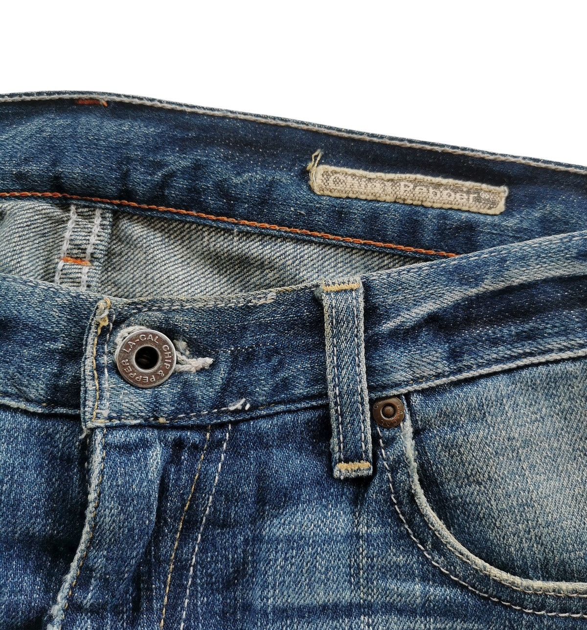 Chip & Pepper Chip Pepper Distressed Flared Twisted Stitch Jeans - 32x31.5 Size US 32 / EU 48 - 7 Thumbnail