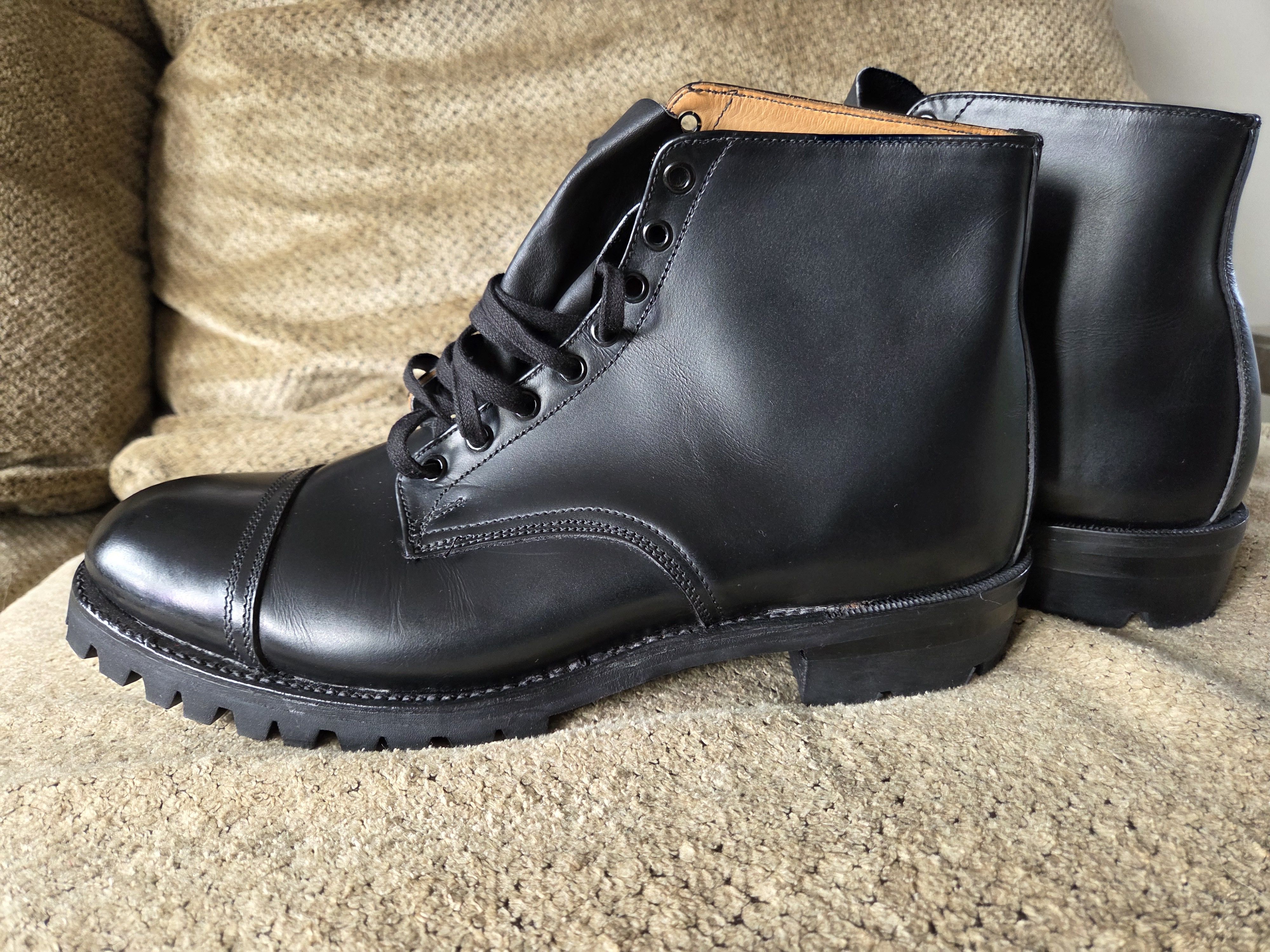 Other HALFS Germany Leather Boots Vibram Lug Sole Cap Toes 11 UK Size US 11 / EU 44 - 7 Thumbnail