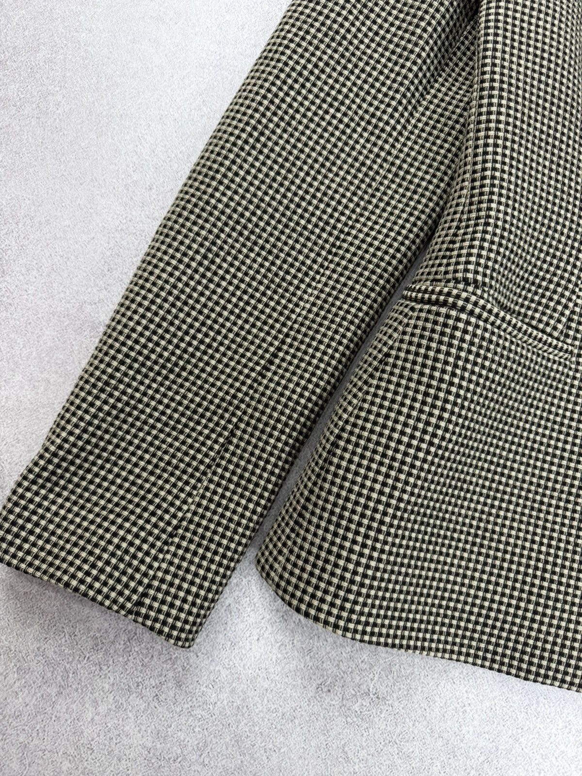 Giorgio Armani Vintage Giorgio Armani Classic Houndstooth Blazer Size 46 Size L / US 10 / IT 46 - 3 Thumbnail