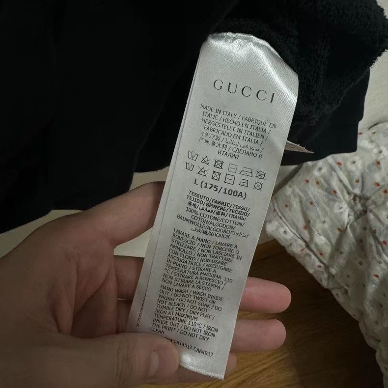 Gucci gucci black hoodie size l-2508 Size US L / EU 52-54 / 3 - 3 Thumbnail