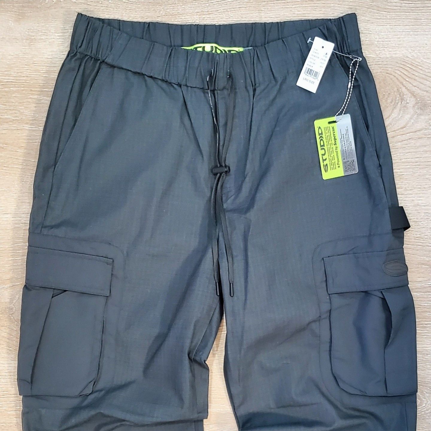 Supervsn New Supervsn Studio Baggy Ripstop Cargo Pants L Dulled Black Size US 34 / EU 50 - 4 Thumbnail