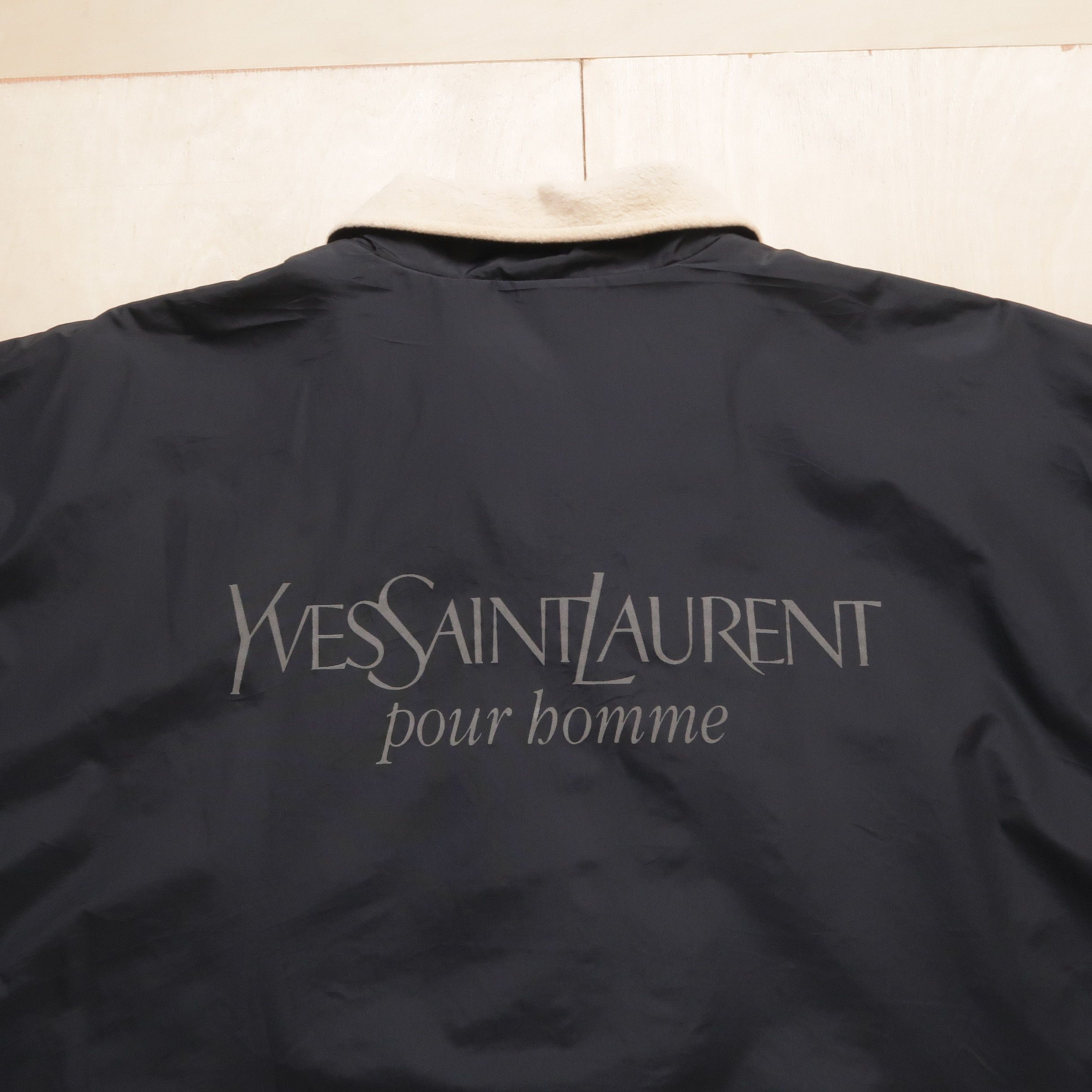 Yves Saint Laurent Yves Saint Laurent YSL Pour Homme Big Logo Jacket Size US XL / EU 56 / 4 - 14 Thumbnail
