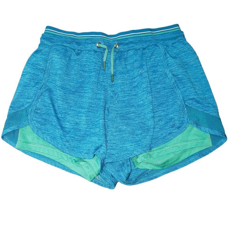 Avia CT1199 Ladies Avia Turquoise Athletic Lined Shorts S Size 28" / US 6 / IT 42 - 1 Thumbnail