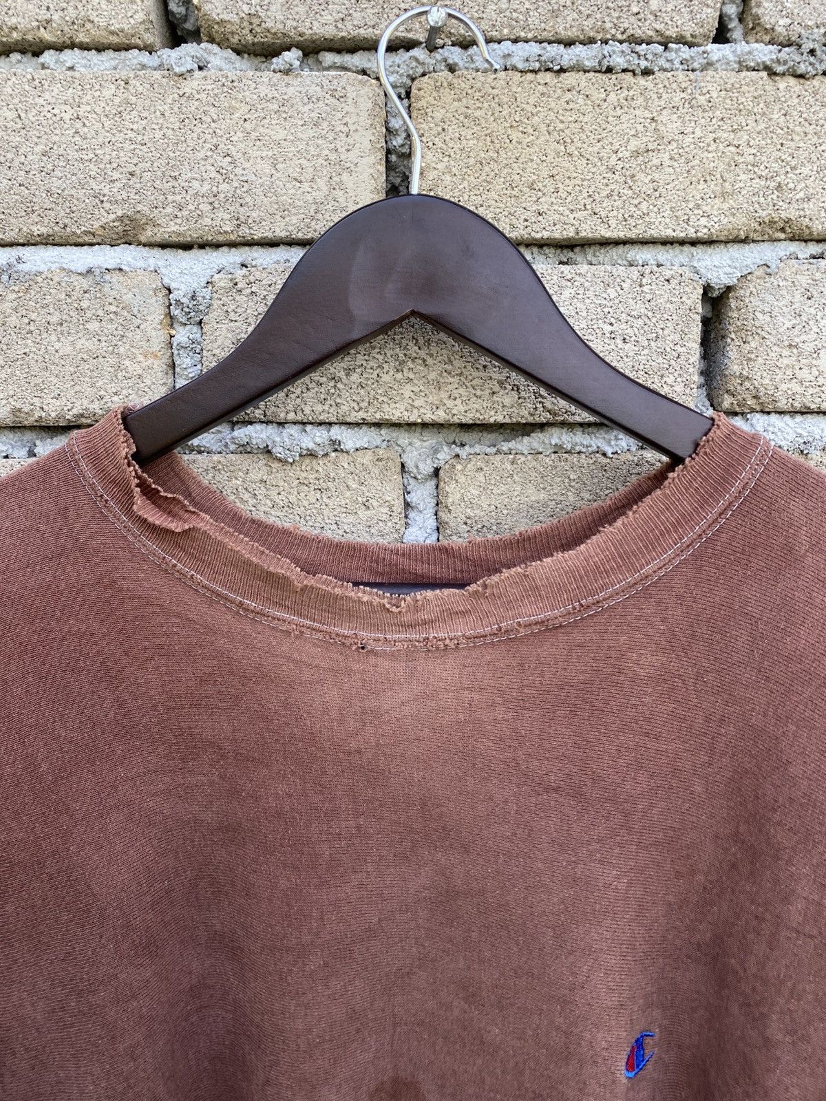 Champion Vintage Distress Champion Reverse Weave Sweatshirt Size US L / EU 52-54 / 3 - 7 Thumbnail