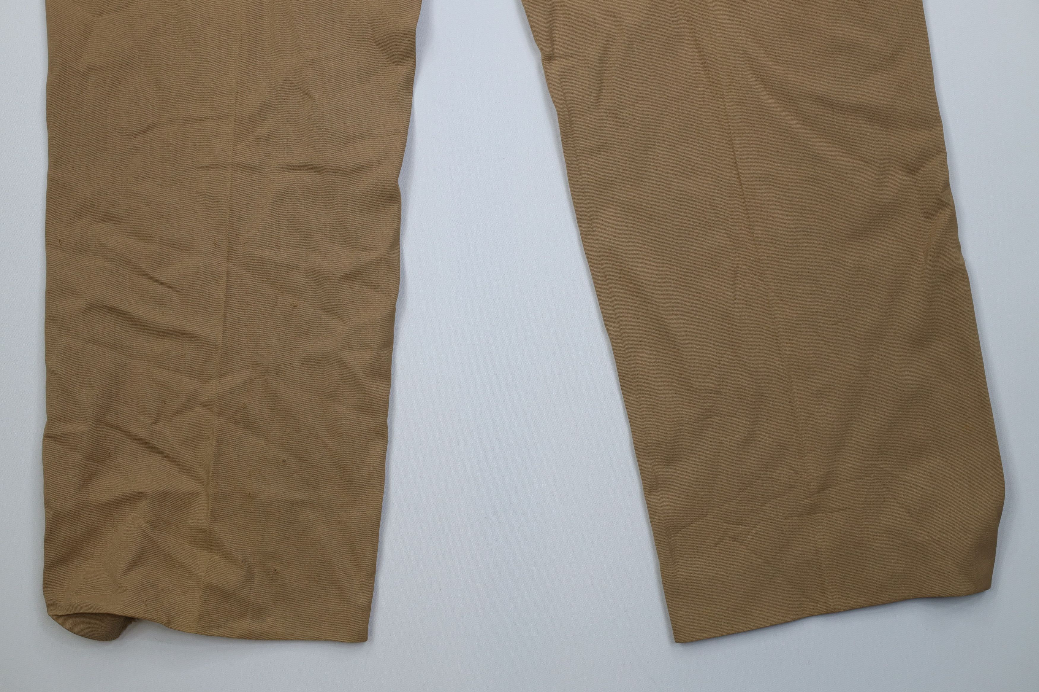 Vintage Vintage 50s Rockabilly Gabardine Wide Leg Chino Pants USA Size US 38 / EU 54 - 14 Thumbnail