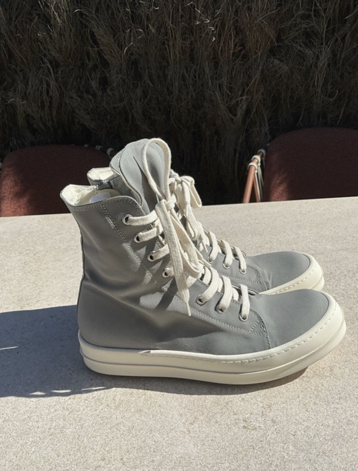 Rick Owens Drkshdw Rick Owens Drkshdw Canvas Sneakers Size US 9 / IT 39 - 2 Thumbnail