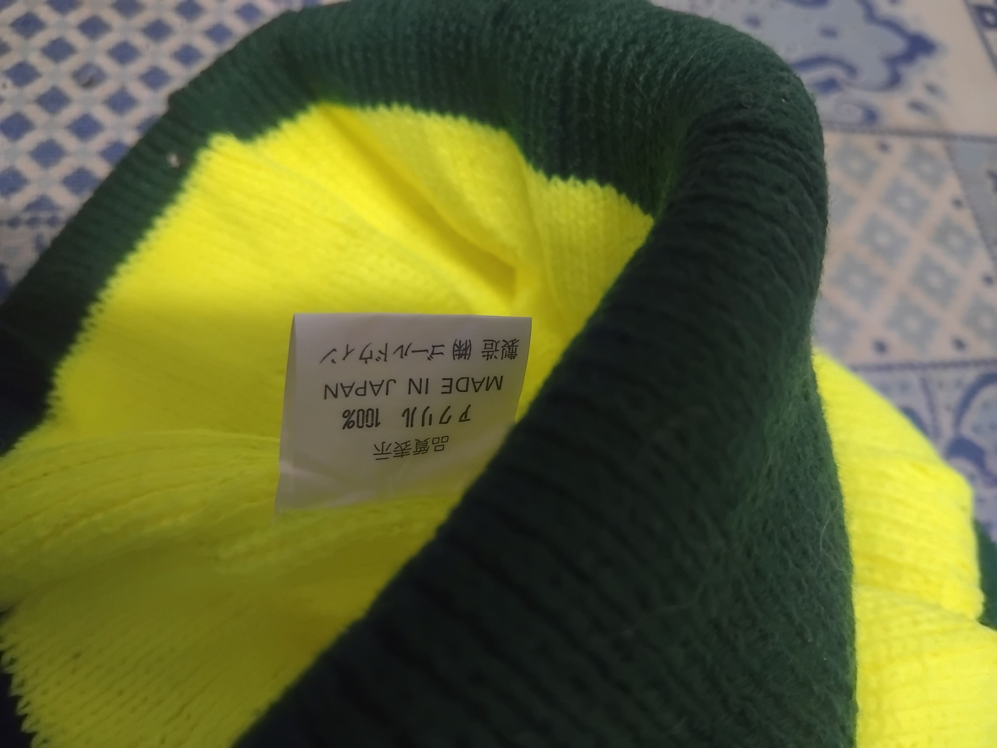 Japanese Brand 2 colour green Made in Japan Beanie Size ONE SIZE - 3 Thumbnail