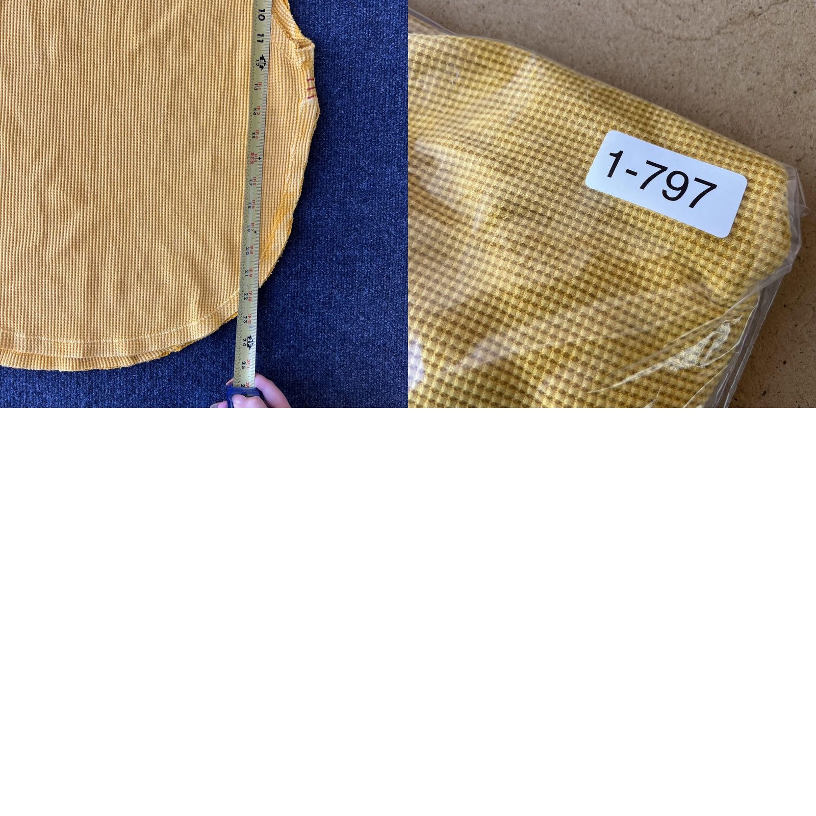 Bdg BDG Urban Outfitters Tank Top Womens S Yellow Waffle Ribbed Crew Neck Sleeveless Cotton Spandex Size S / US 4 / IT 40 - 8 Thumbnail