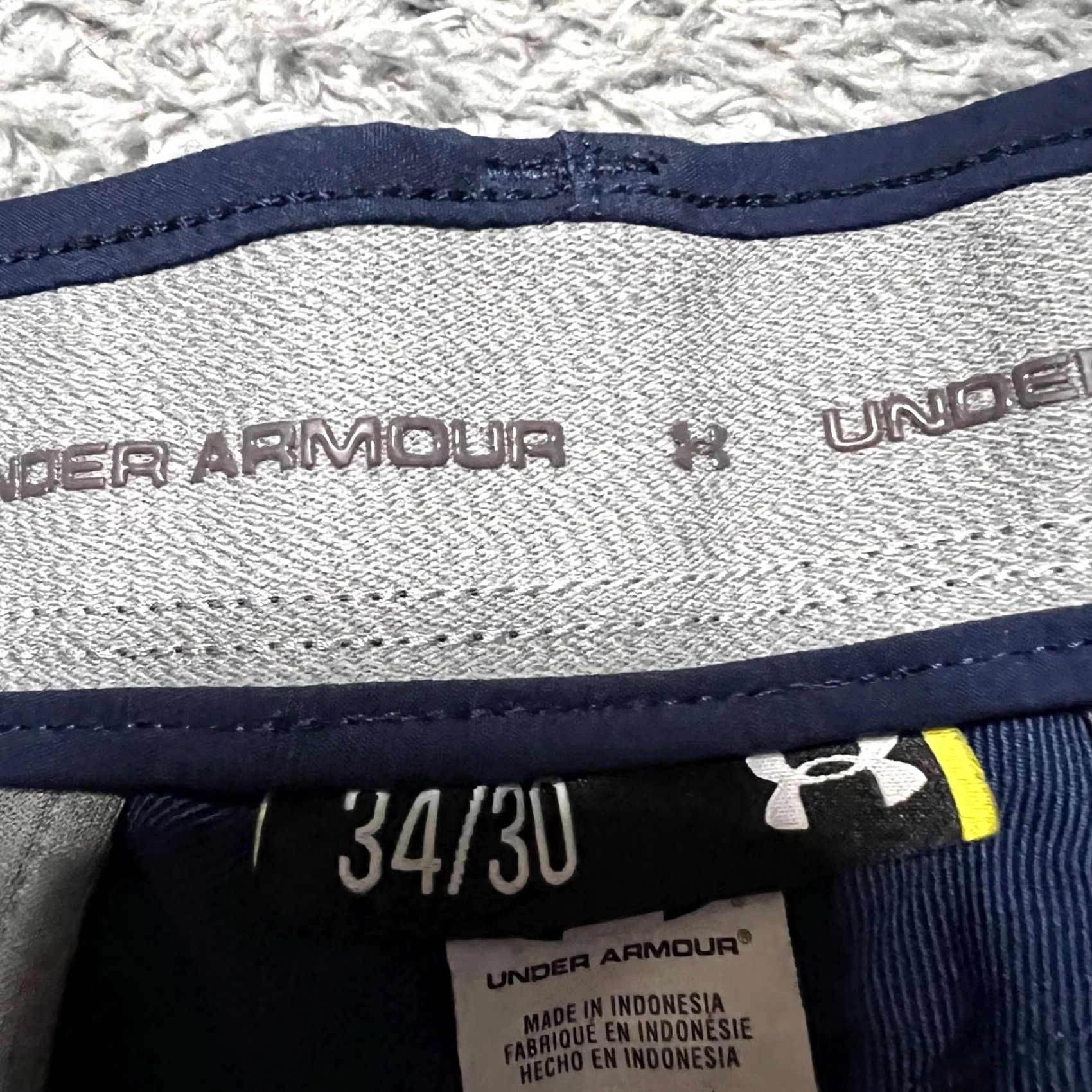 Under Armour Under Armour Pants Mens 34 x30 Match Play Golf Blue Loose 1248089 Men's Chino Golf Pants 34 Regular Blue Mens Size US 34 / EU 50 - 5 Thumbnail