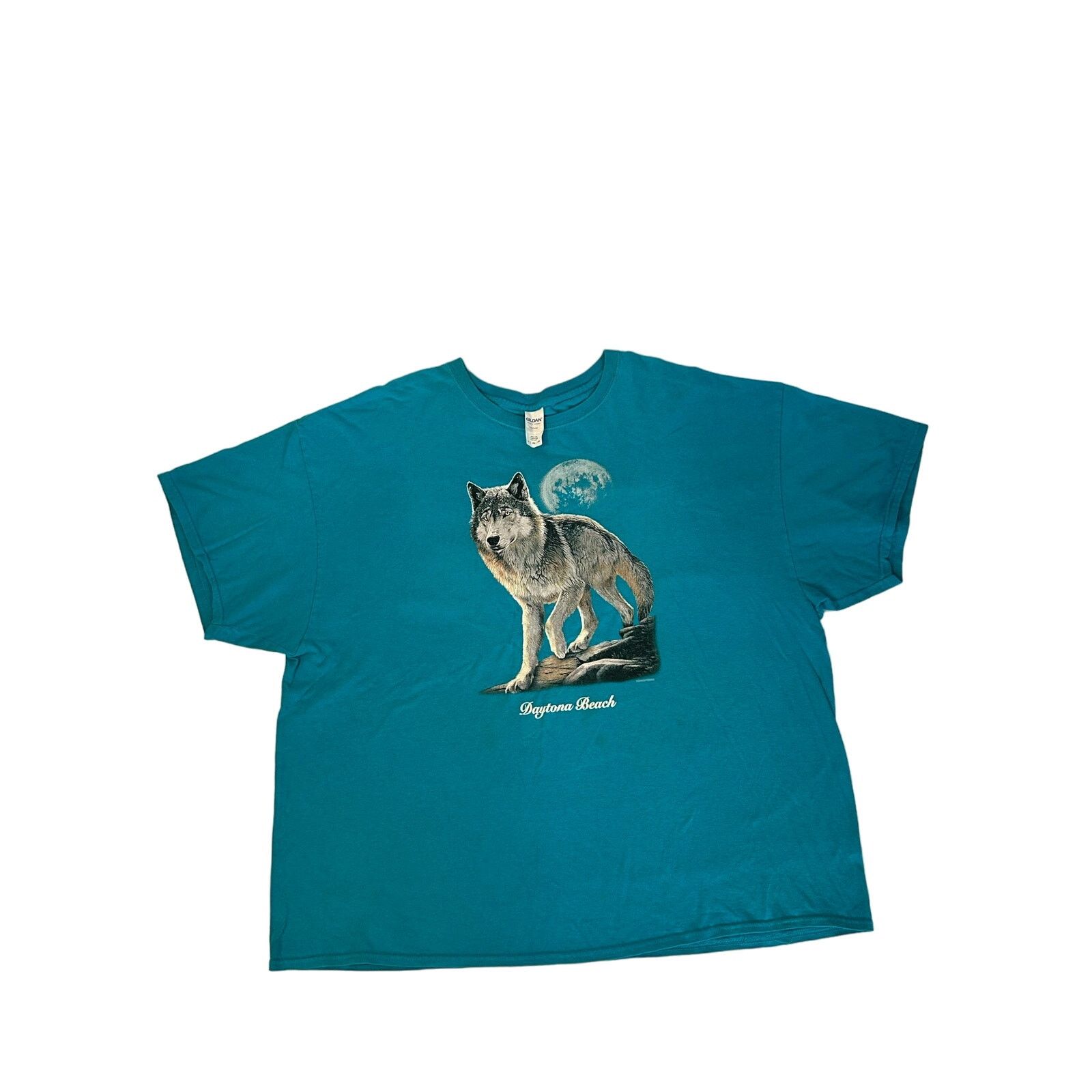 Gildan Vintage Daytona Beach Wolf T-Shirt Size 3XL 100% Cotton Size US XXL / EU 58 / 5 - 1 Thumbnail