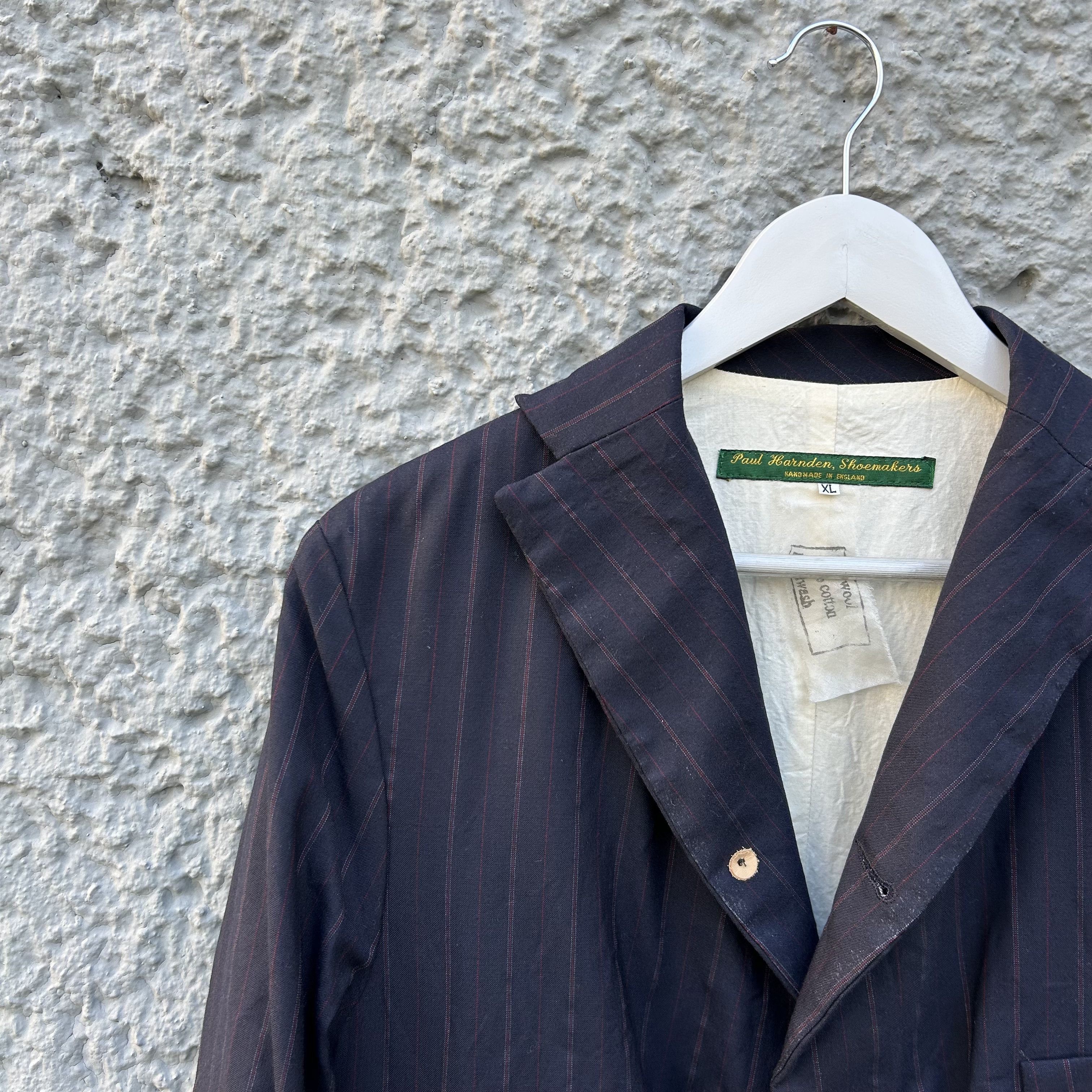 Paul Harnden Shoemakers Blue Pinstripe Blazer Jacket