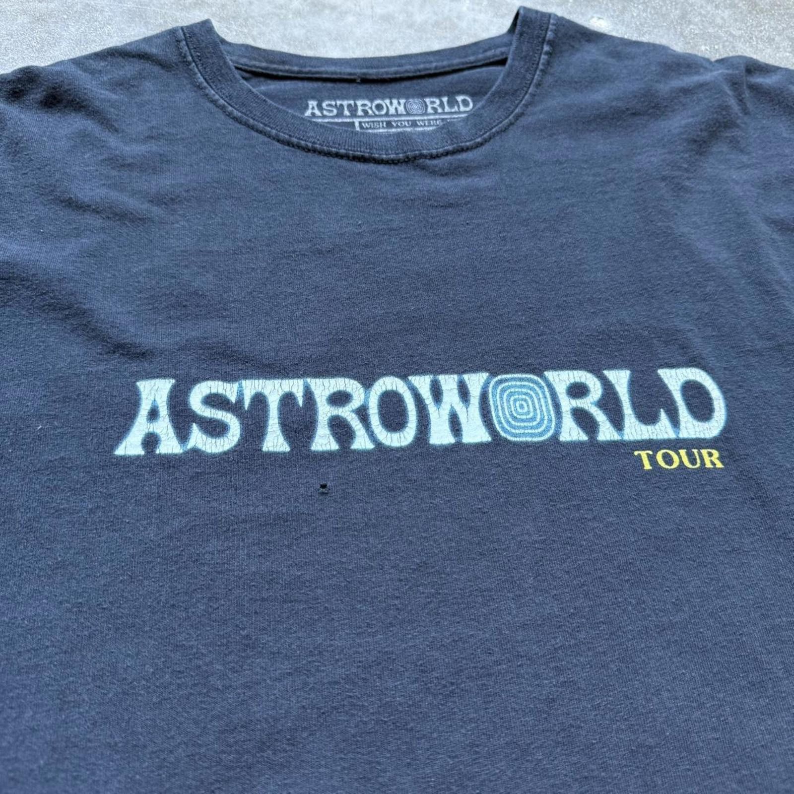 Travis Scott Travis Scott Astroworld “Wish You Were Here” Tour T-shirt Size US L / EU 52-54 / 3 - 3 Thumbnail
