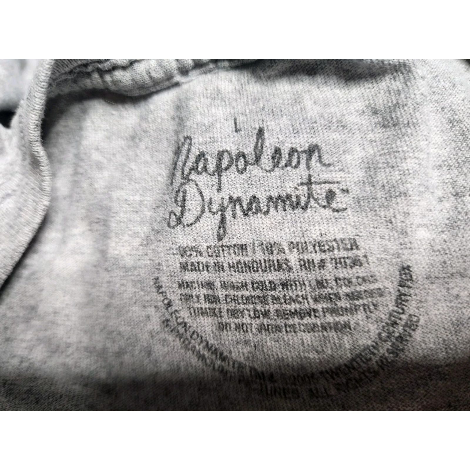 Vintage VINTAGE Dynamite Men T-Shirt Movie Napoleon Dynamite Liger Animal Graphic Gray Size L Size US L / EU 52-54 / 3 - 4 Thumbnail