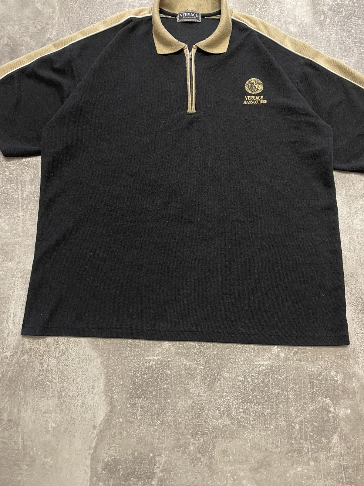Versace Vintage Versace Polo Shirt 90s Size US L / EU 52-54 / 3 - 3 Thumbnail