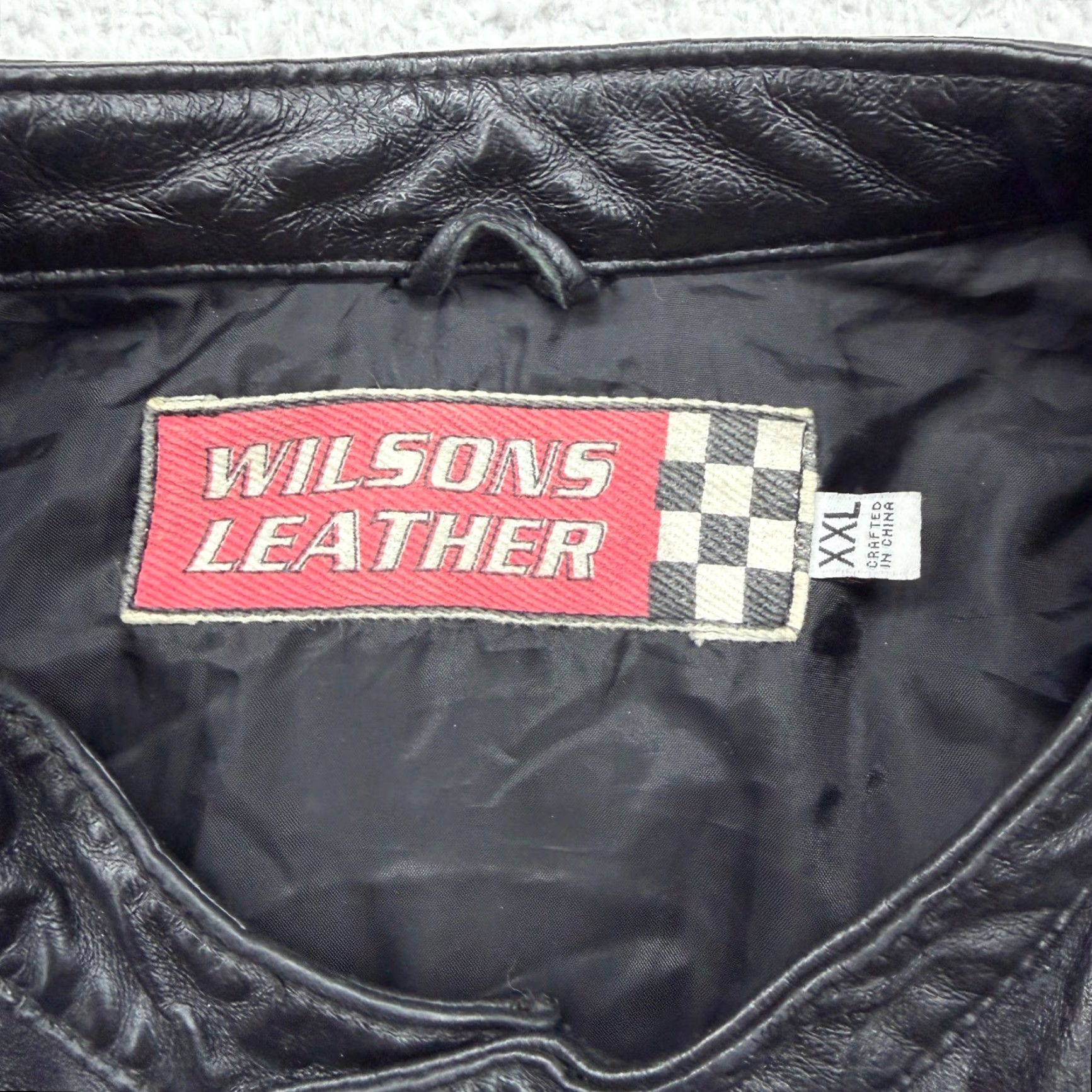 Vintage VINTAGE? No. Wilsons Leather Biker Jacket CAD? No. Size US XXL / EU 58 / 5 - 3 Thumbnail