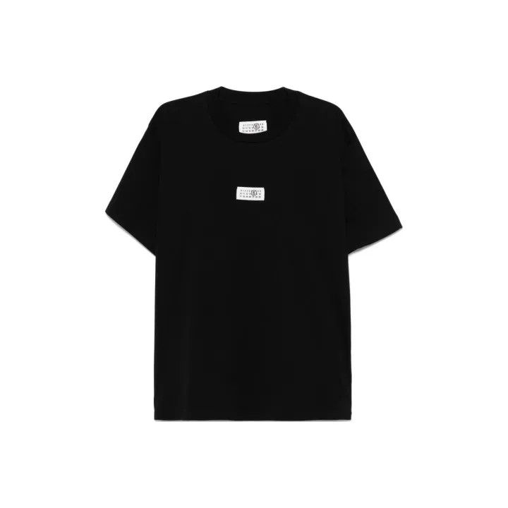 Maison Margiela MM6 Maison Margiela Black Logo T-Shirt 0079 Size US M / EU 48-50 / 2 - 1 Thumbnail