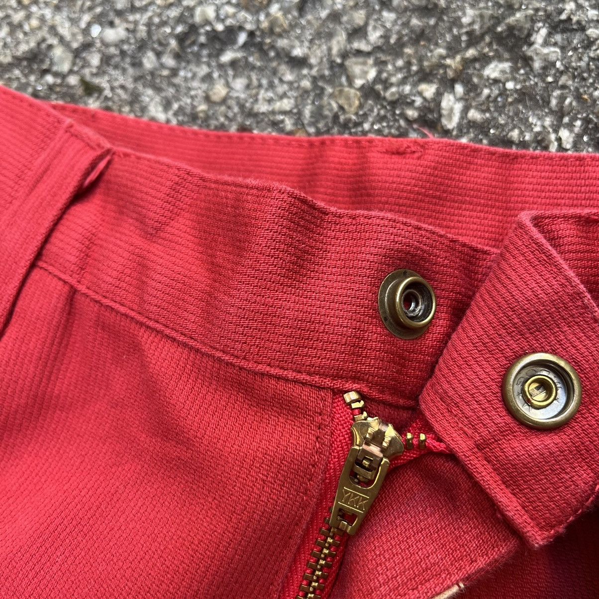 Karl Helmut Pink House Carpenter Pants Red Japanese Workwear Size US 29 - 10 Thumbnail