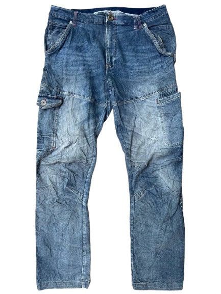 Japanese Brand FIELDCORE JAPANESE BRAND JEANS CARGO BONDAGE Size US 37 - 1 Thumbnail