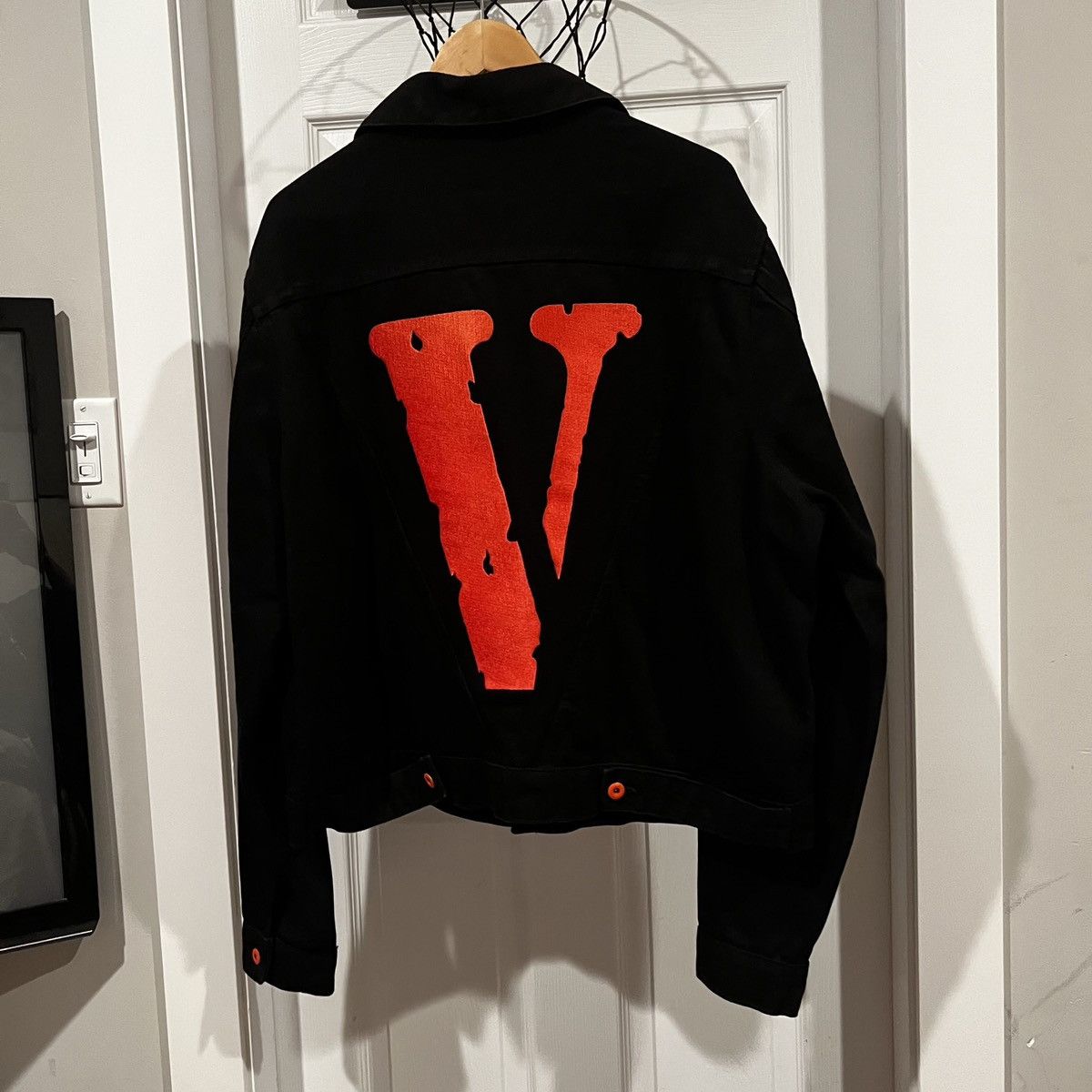 Vlone Vlone Friends Denim Jacket Size US XL / EU 56 / 4 - 19 Thumbnail