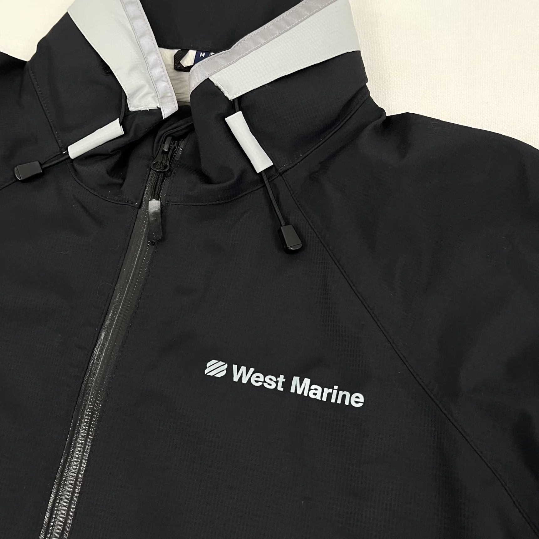 Vintage West Marine Jacket Men Medium Black Equator Hooded Rain Coat Taped Seams Fishing Size US M / EU 48-50 / 2 - 2 Thumbnail