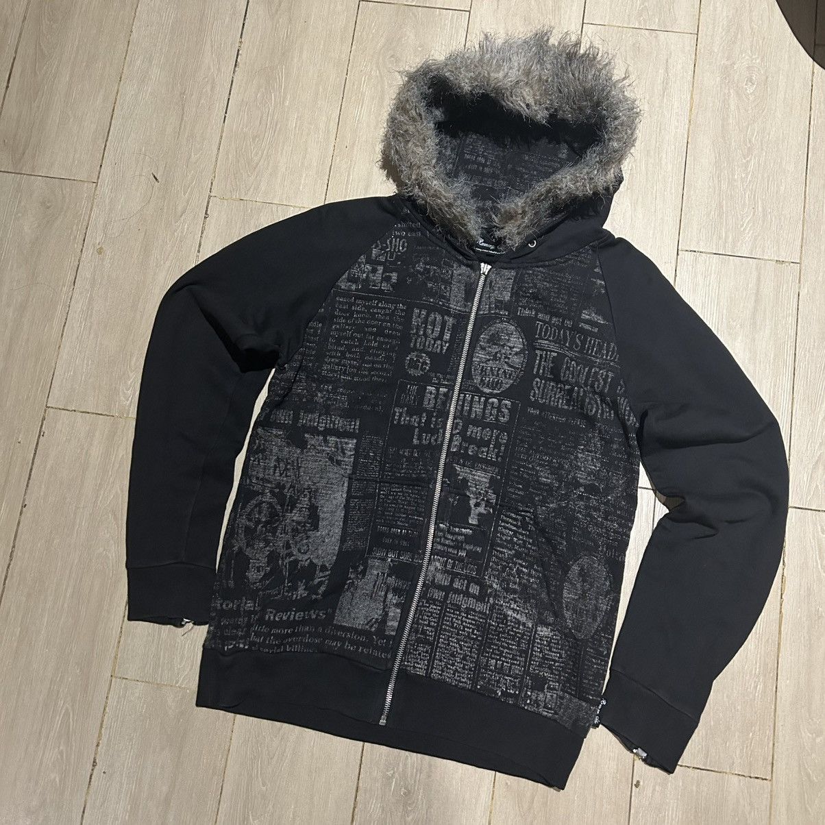 BERNINGS SHO Vintage Rare Bernings Sho Fur Hoodie Size US M / EU 48-50 / 2 - 2 Thumbnail