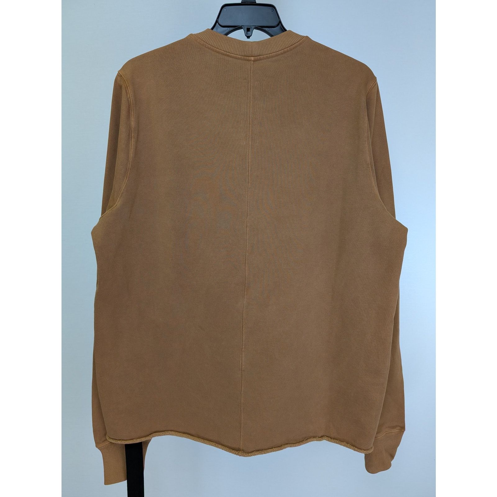 Rick Owens o1rshd1 Crewneck Sweatshirt in Khaki Brown Size US L / EU 52-54 / 3 - 5 Thumbnail