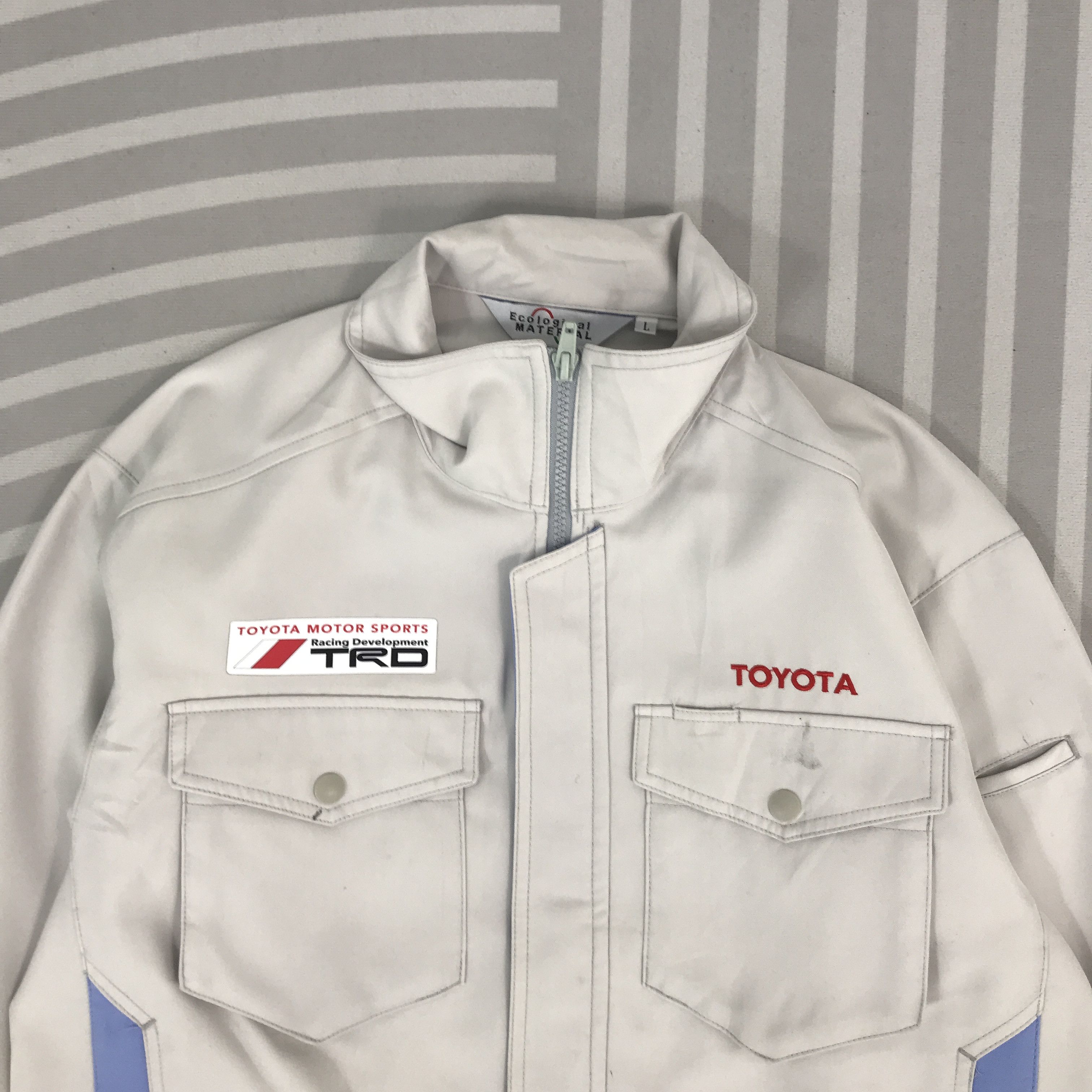 Japanese Brand × Vintage Vintage Toyota Motorsport TRD Racing custom Jacket Size US L / EU 52-54 / 3 - 2 Thumbnail