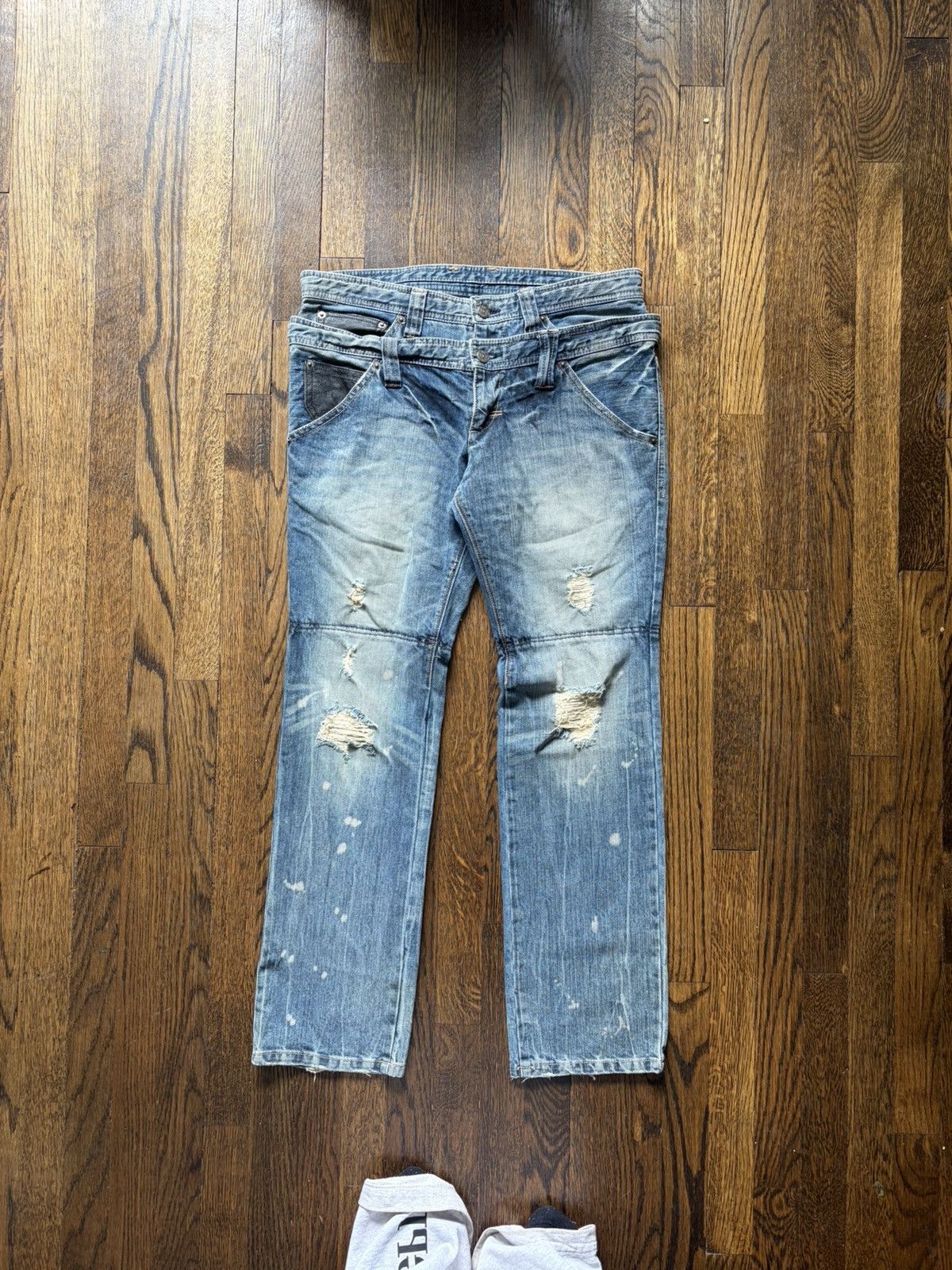 PPFM PPFM Double waisted painter denim Size US 32 / EU 48 - 1 Thumbnail