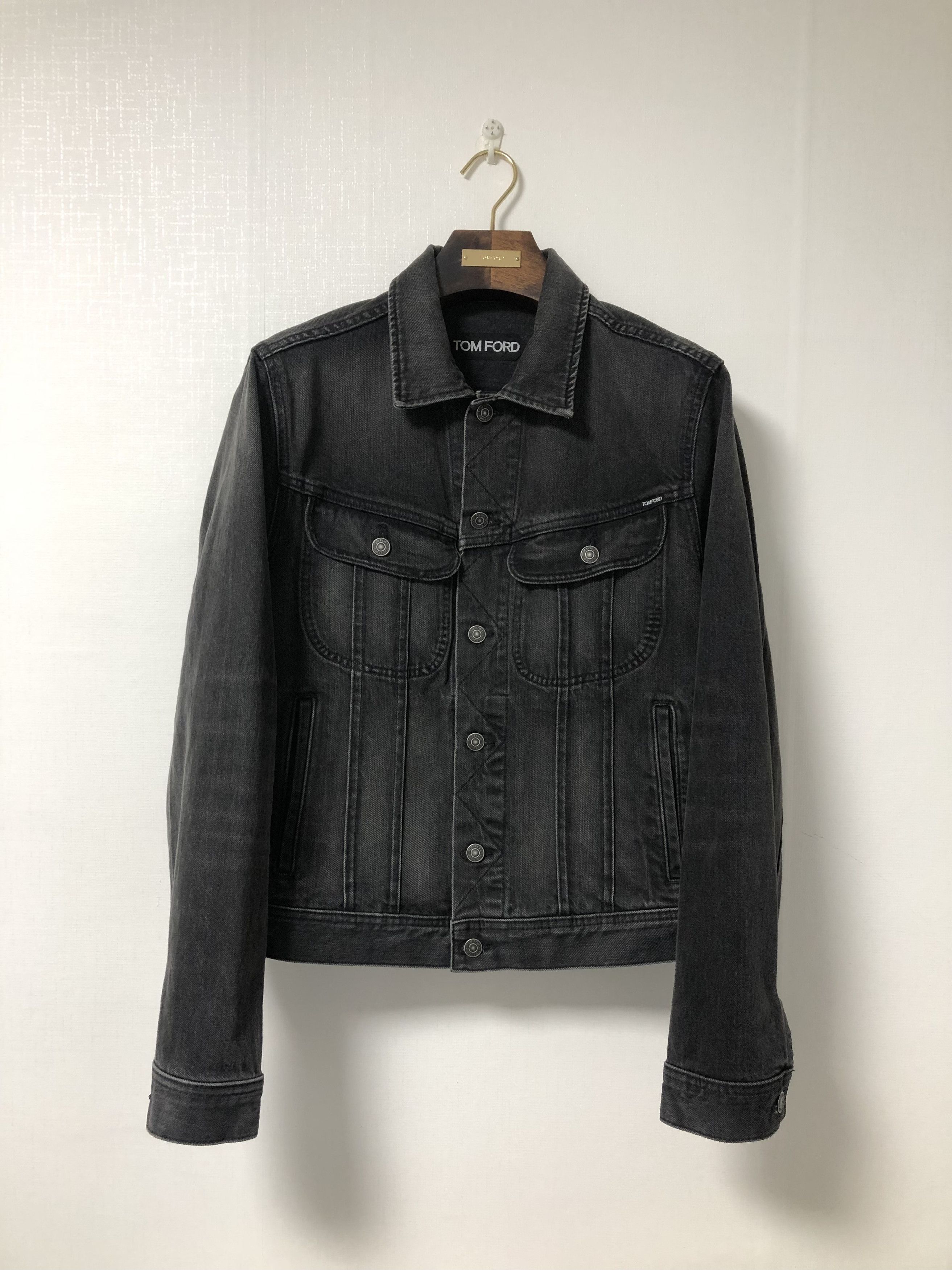 Tom Ford Tom Ford 23SS Cropped Button Front Icon Denim Jacket | Grailed