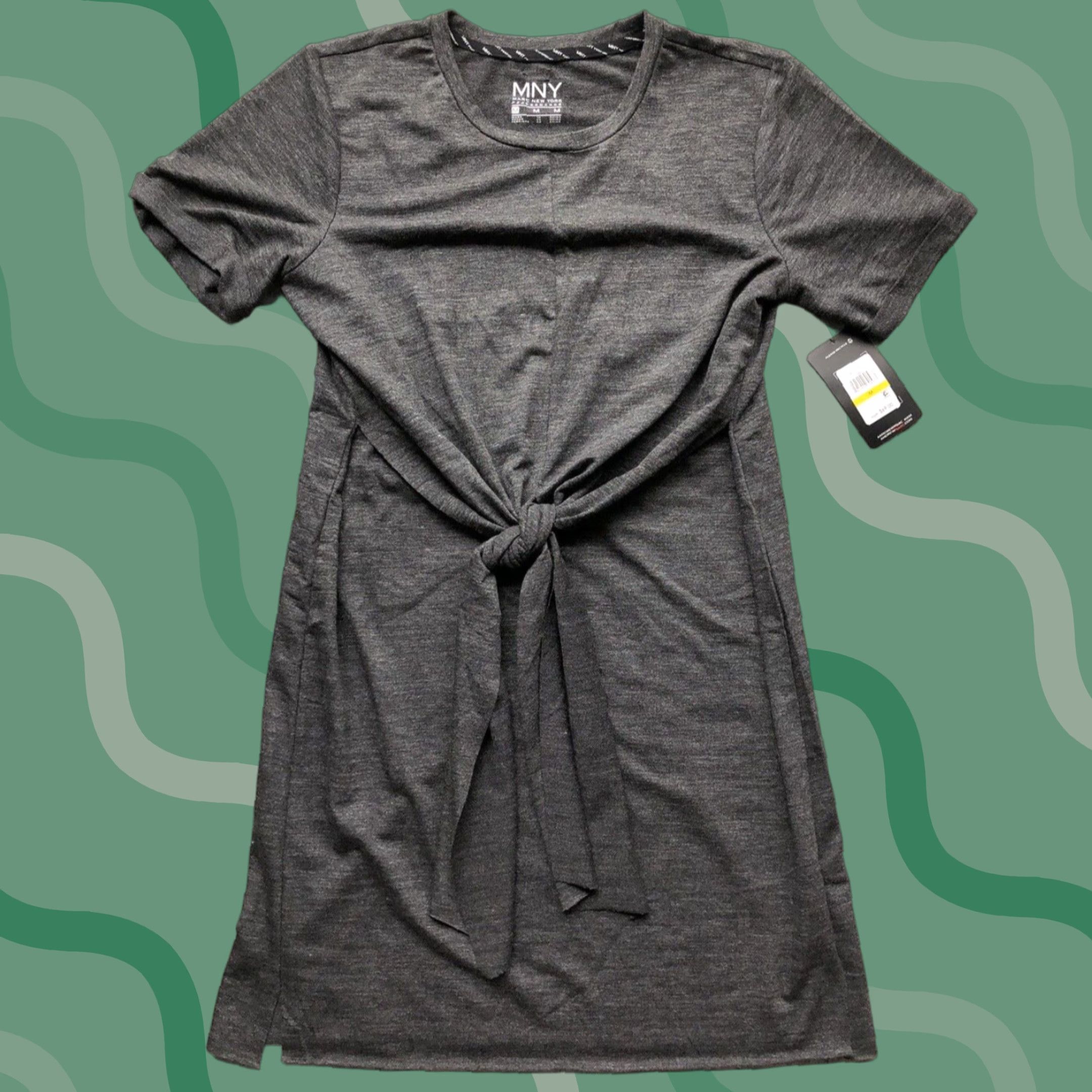 Vintage Marc New York Performance Dress Gray Knee Length Short Sleeve Women M Size M / US 6-8 / IT 42-44 - 1 Thumbnail