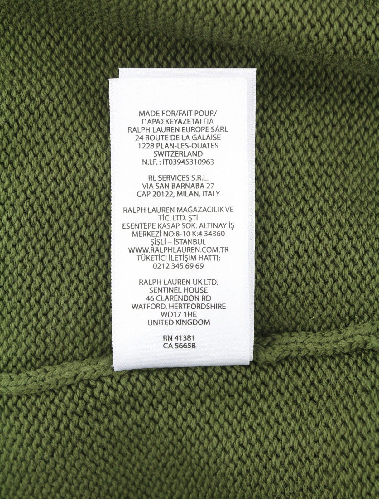 Ralph Lauren OLIVE S Half Zip Tight Knit Pullover Jumper 86923 Size US S / EU 44-46 / 1 - 10 Thumbnail