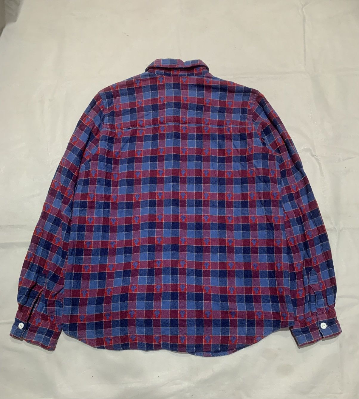 Ne-Net Ne-Net FLANNEL SHIRT ALL OVER LOGO Size US M / EU 48-50 / 2 - 13 Thumbnail
