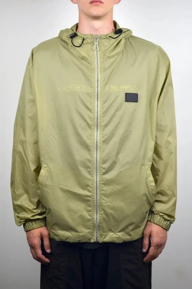 Tommy Hilfiger × Vintage Tommy Hilfiger Khaki Nylon Logo Jacket Windbreaker Size US XL / EU 56 / 4 - 1 Thumbnail