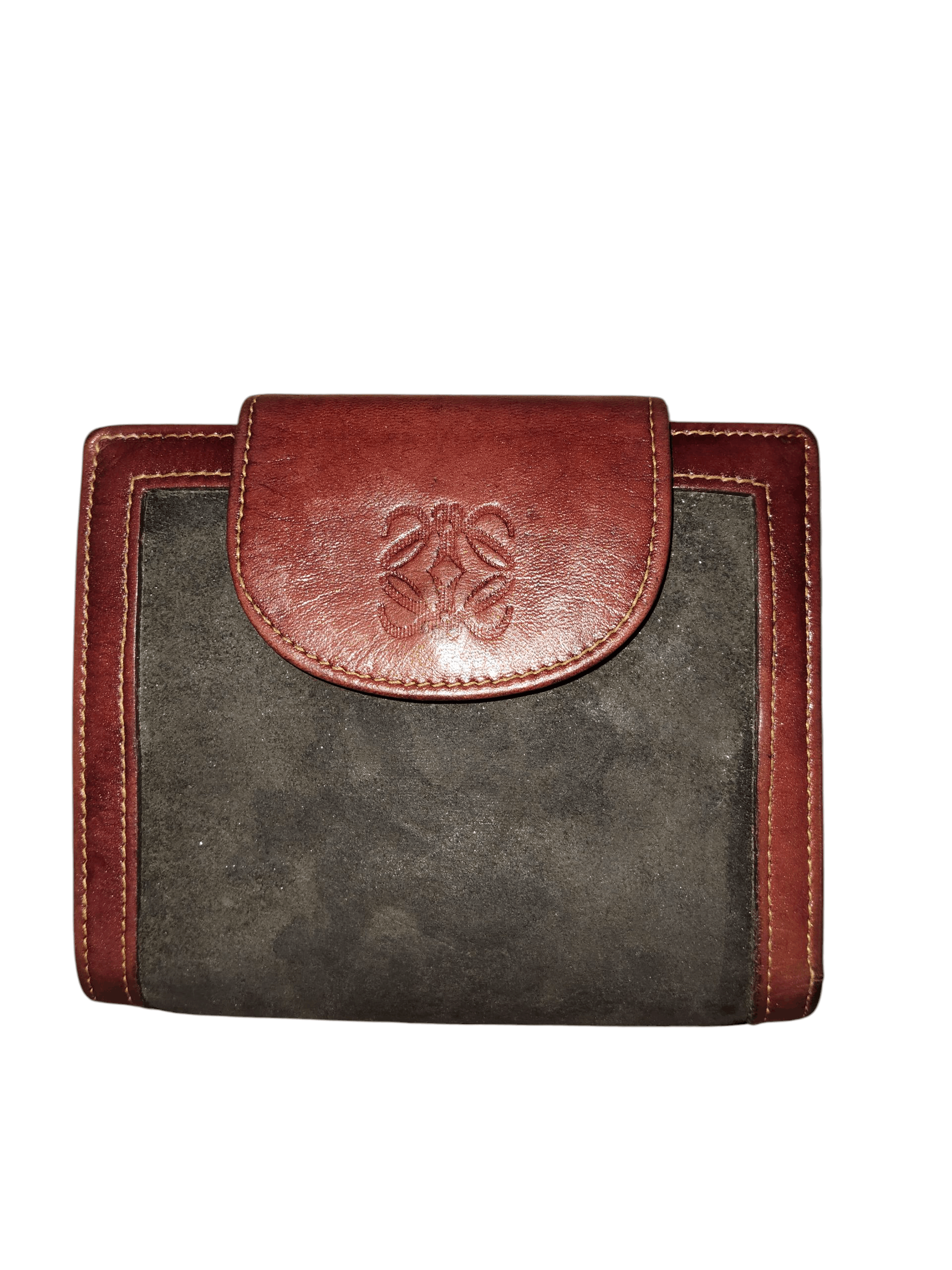 Loewe LOEWE Suede Leather Wallet Size ONE SIZE - 1 Thumbnail