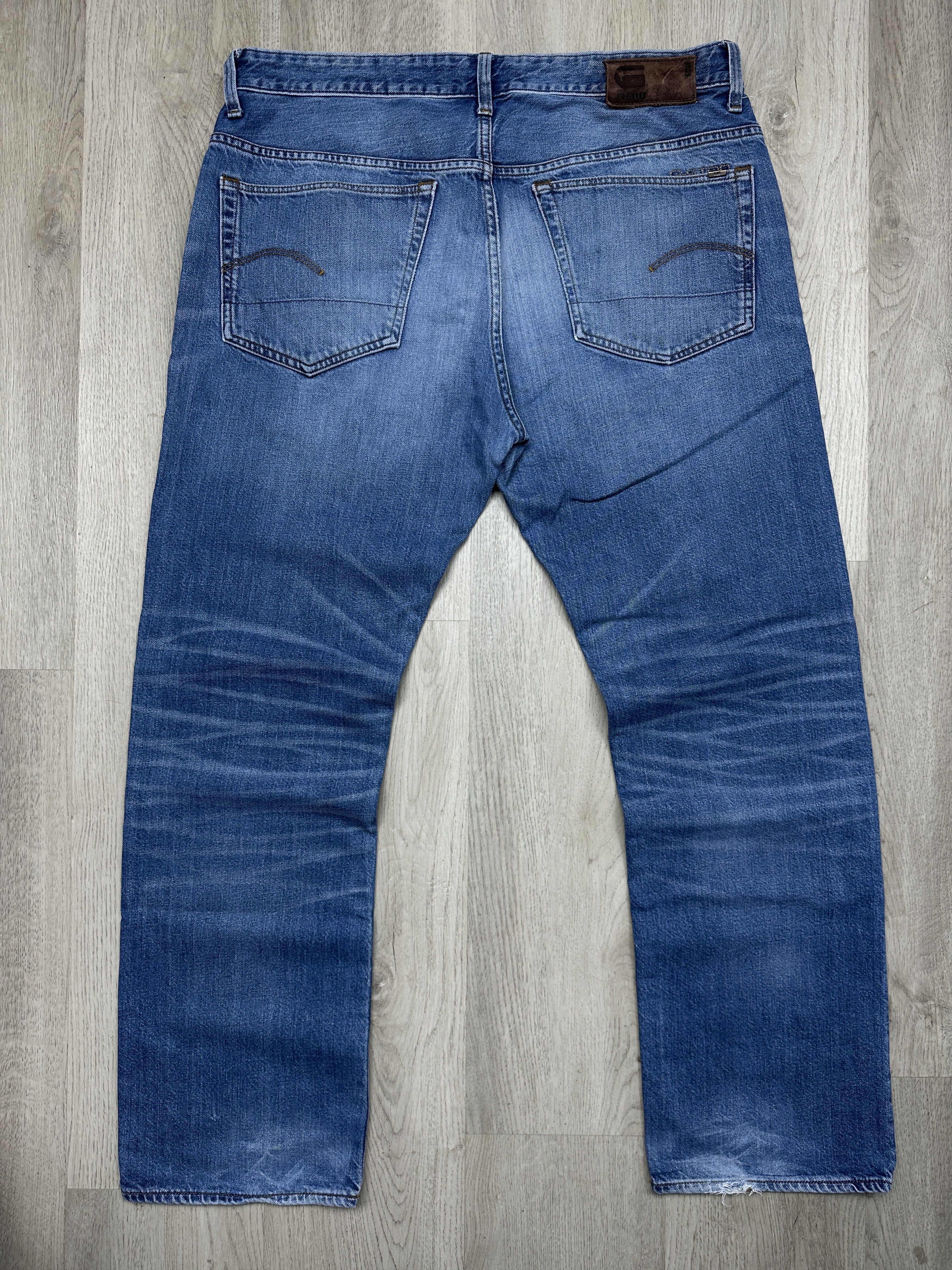 G-Star G Star Raw 3301 Loose Mens Denim Pants Jeans Size US 36 / EU 52 - 8 Thumbnail