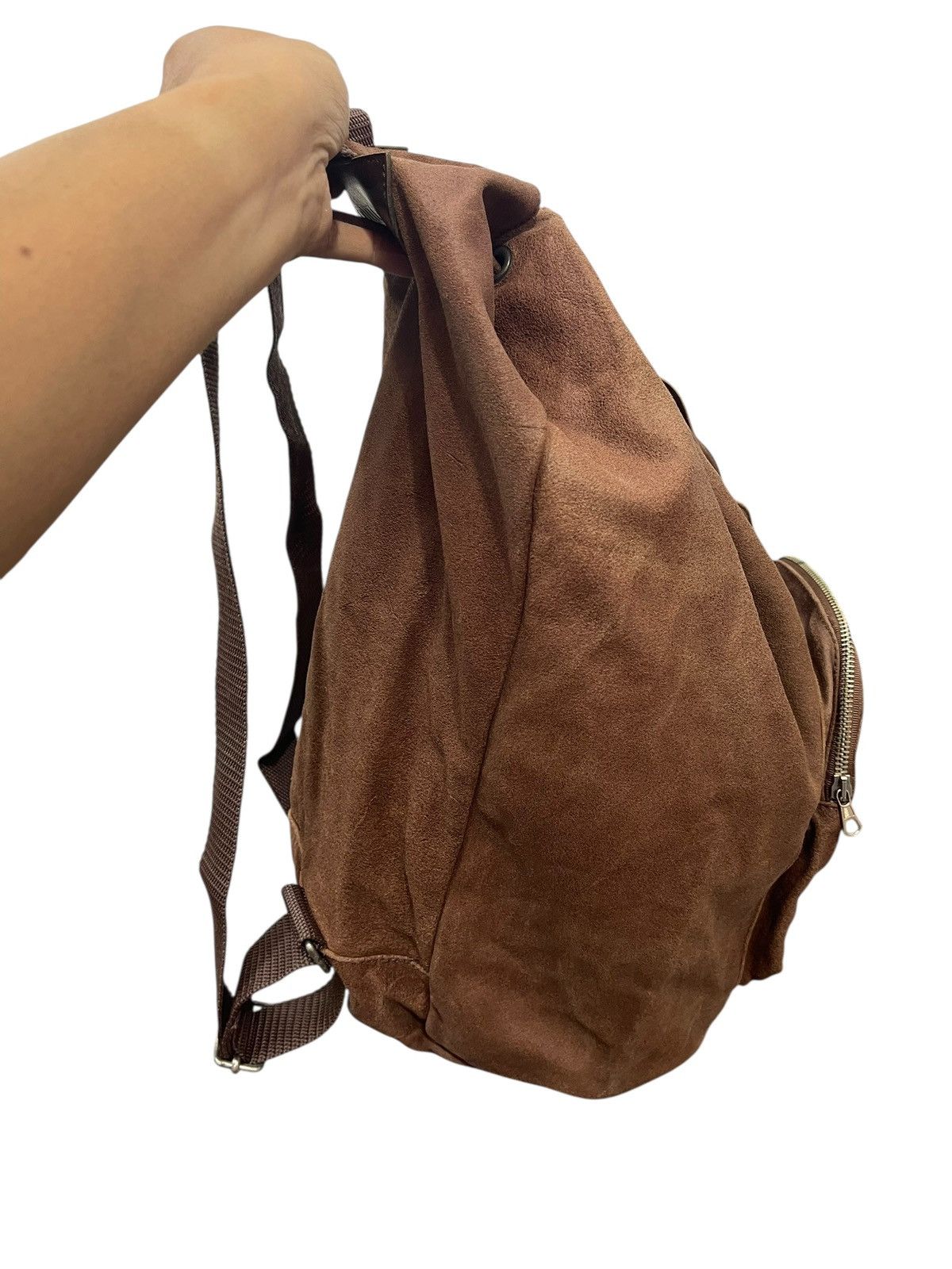 Boneville Archive 1984 Boneville Massimo Osti Leather Backpack Bag 7🟩 Size ONE SIZE - 6 Thumbnail