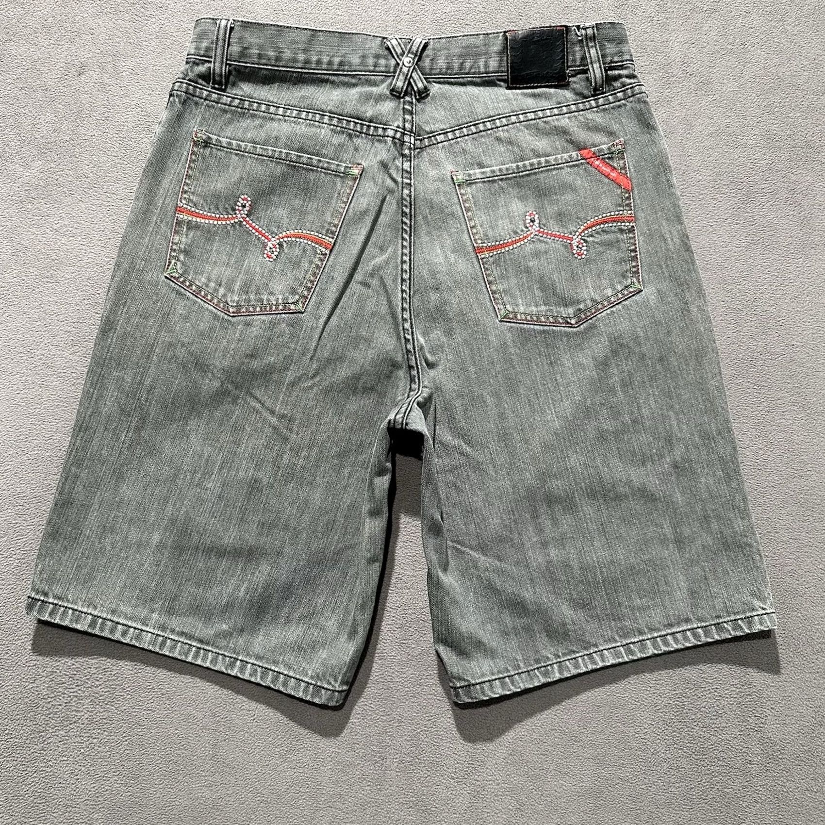 Denime LRG Shorts Mens 34 Gray Denim Lifted United Short GUC Size US 34 / EU 50 - 2 Thumbnail