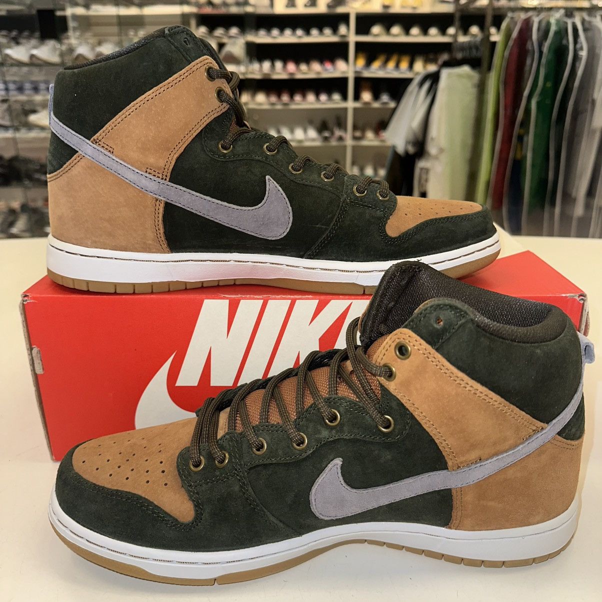 Nike Size 11 - Nike Homegrown x SB Dunk PRM High Sequoia Size US 11 / EU 44 - 2 Thumbnail
