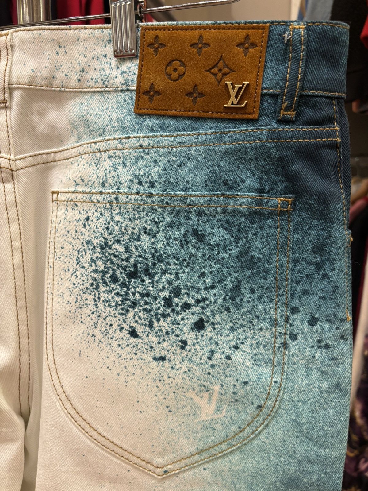Louis Vuitton LV Spray Denim Size US 34 / EU 50 - 4 Thumbnail