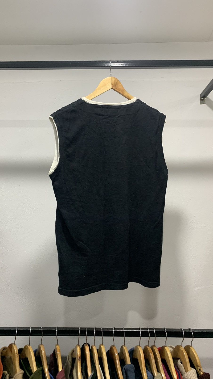 Le Grande Bleu (L.G.B.) Beaumont Carr Skull Poem Punk Sleeveless 80s Lgb Size US L / EU 52-54 / 3 - 13 Thumbnail